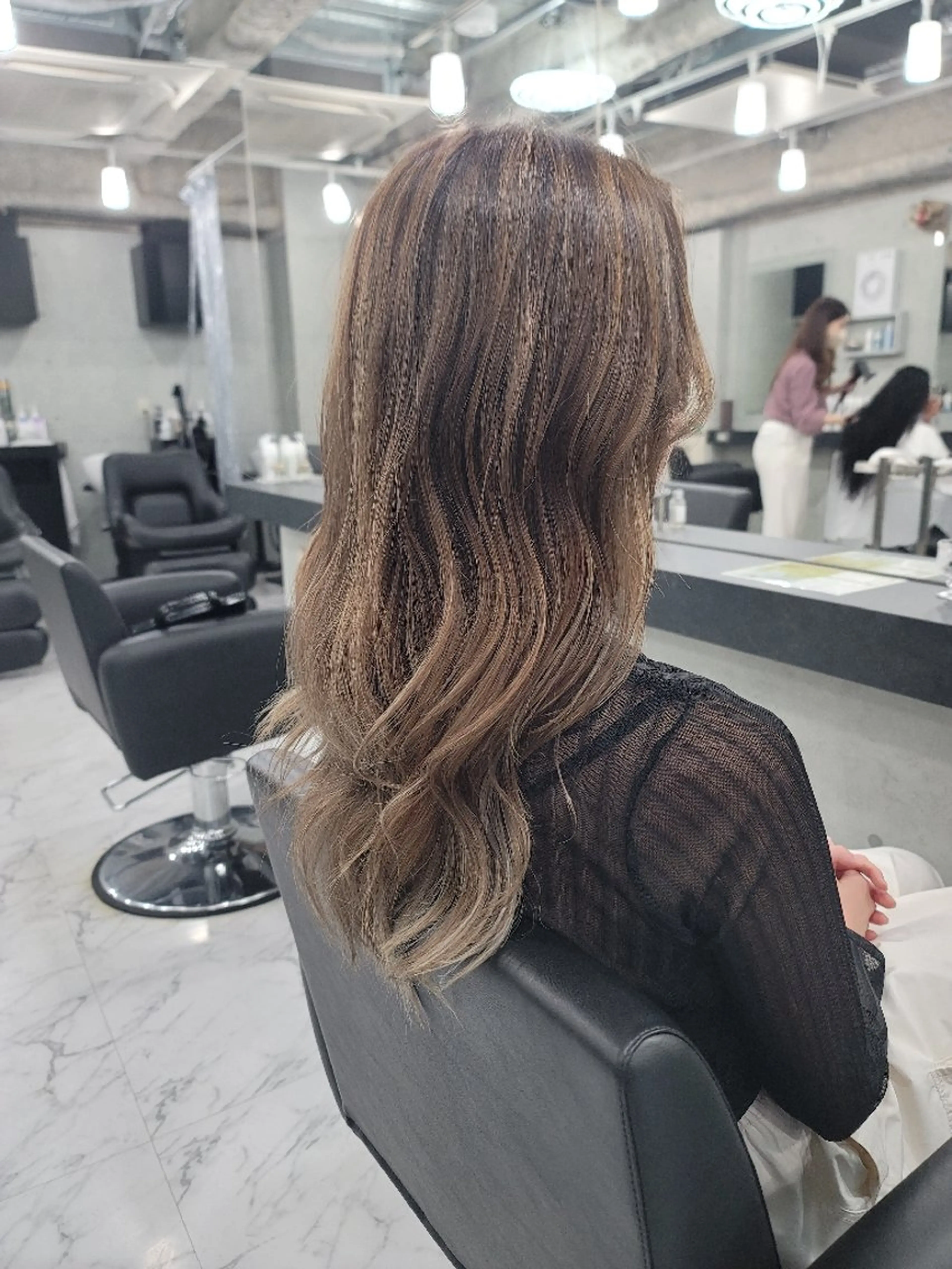 ロング カラー ヘアアレンジ カット ヘアカラー ❇️安達 優心❇️ レイヤー/艶髪特化のヘアスタイル