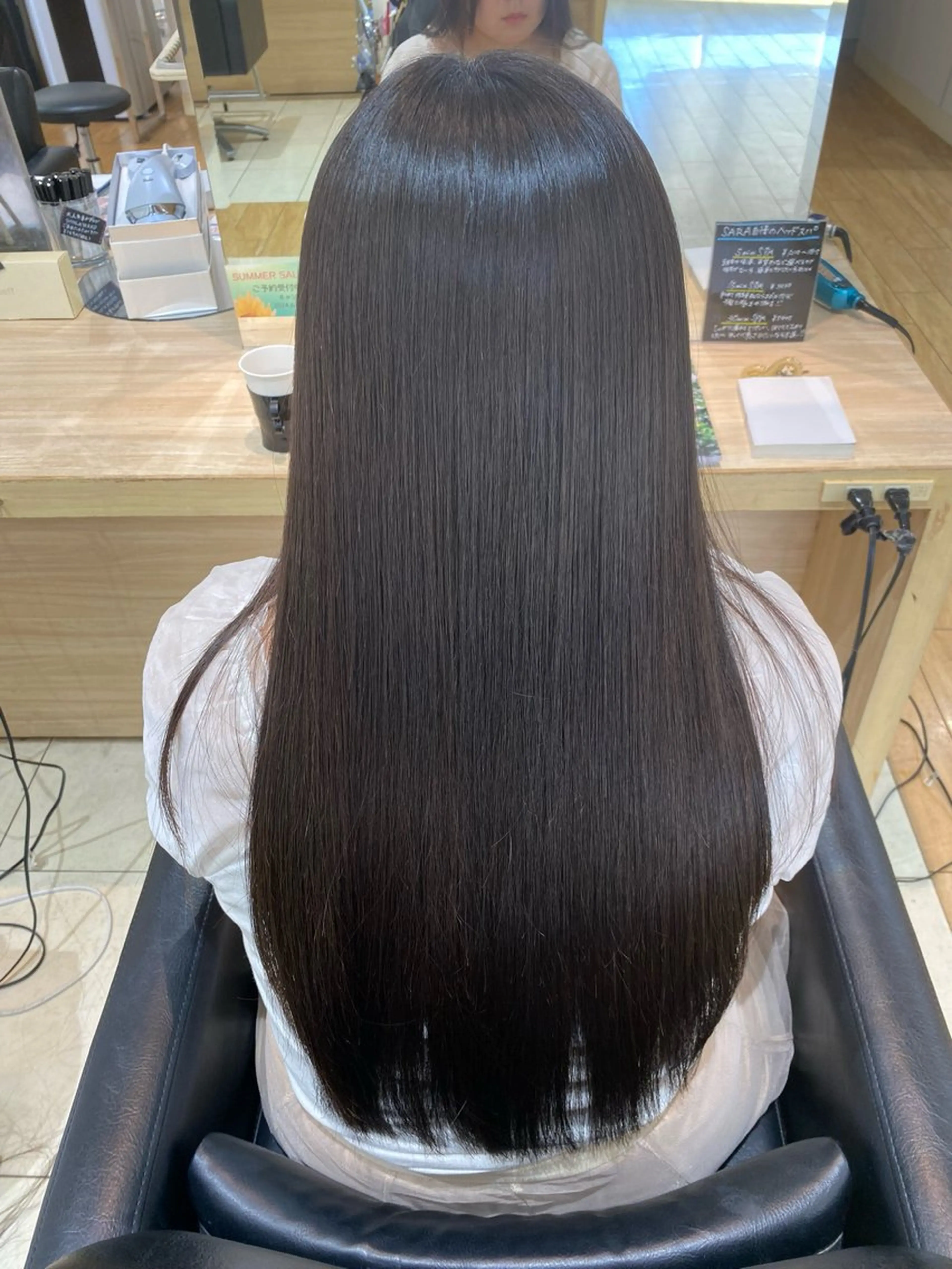 ロング 髪質改善 カット 縮毛矯正 鹿児島 聖来のヘアスタイル