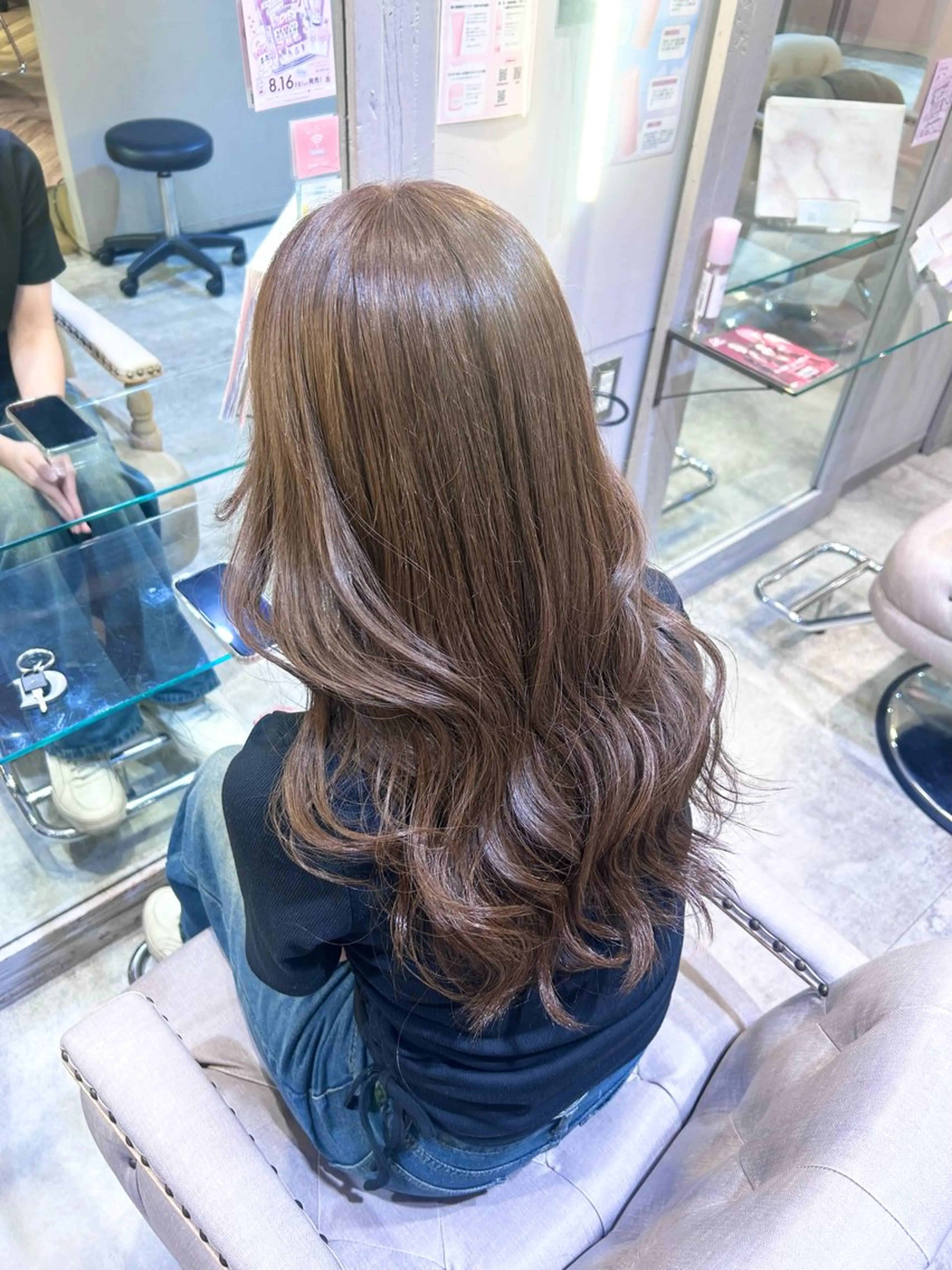 ロング カラー ブリーチ ダブルカラー ブリーチなしカラー 🐰🎀艶髪特化 yuzuka🎀🐰のヘアスタイル