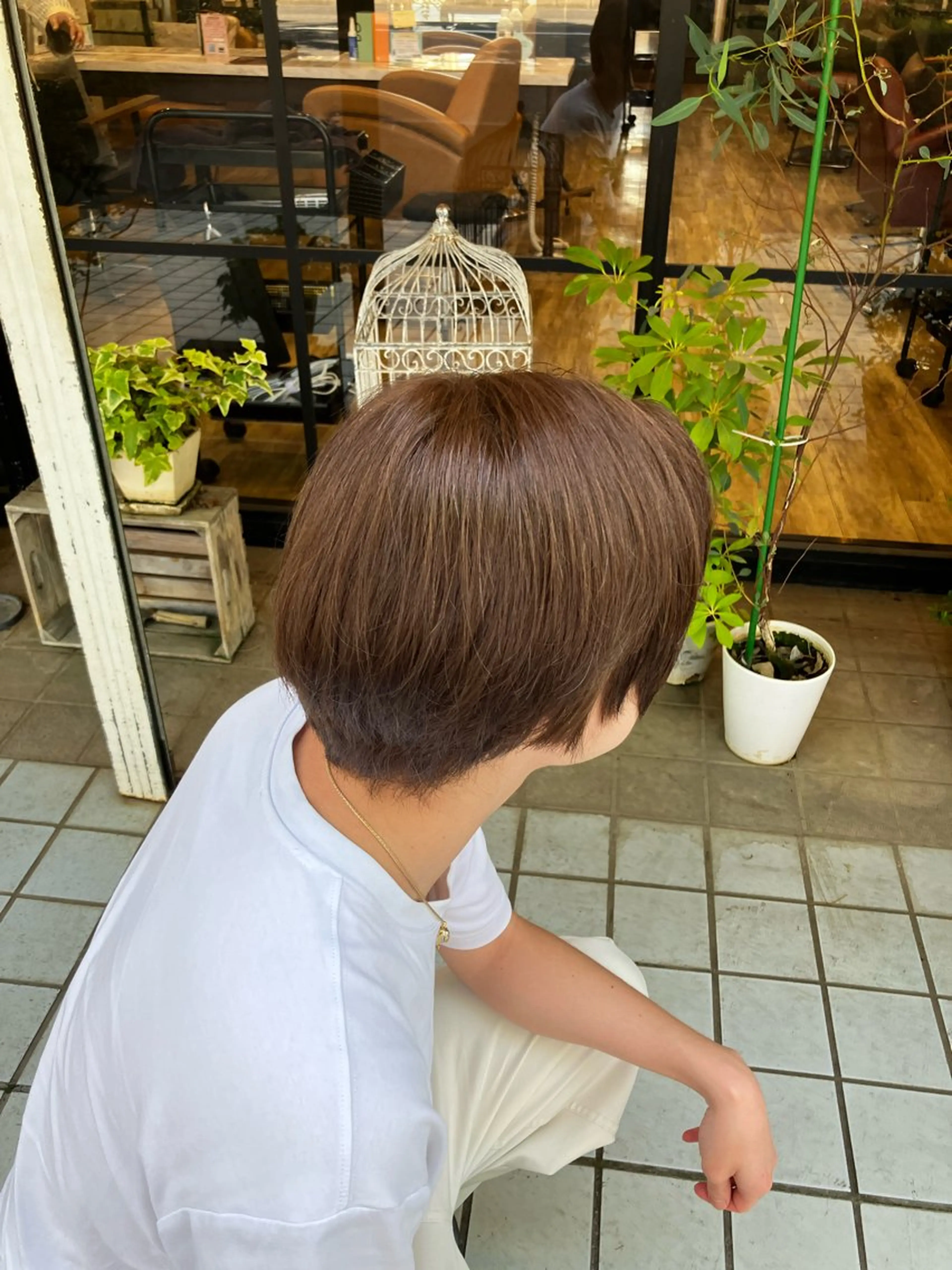 ショート カラー メンズ 暖色・寒色カラー / 関根涼太のヘアスタイル