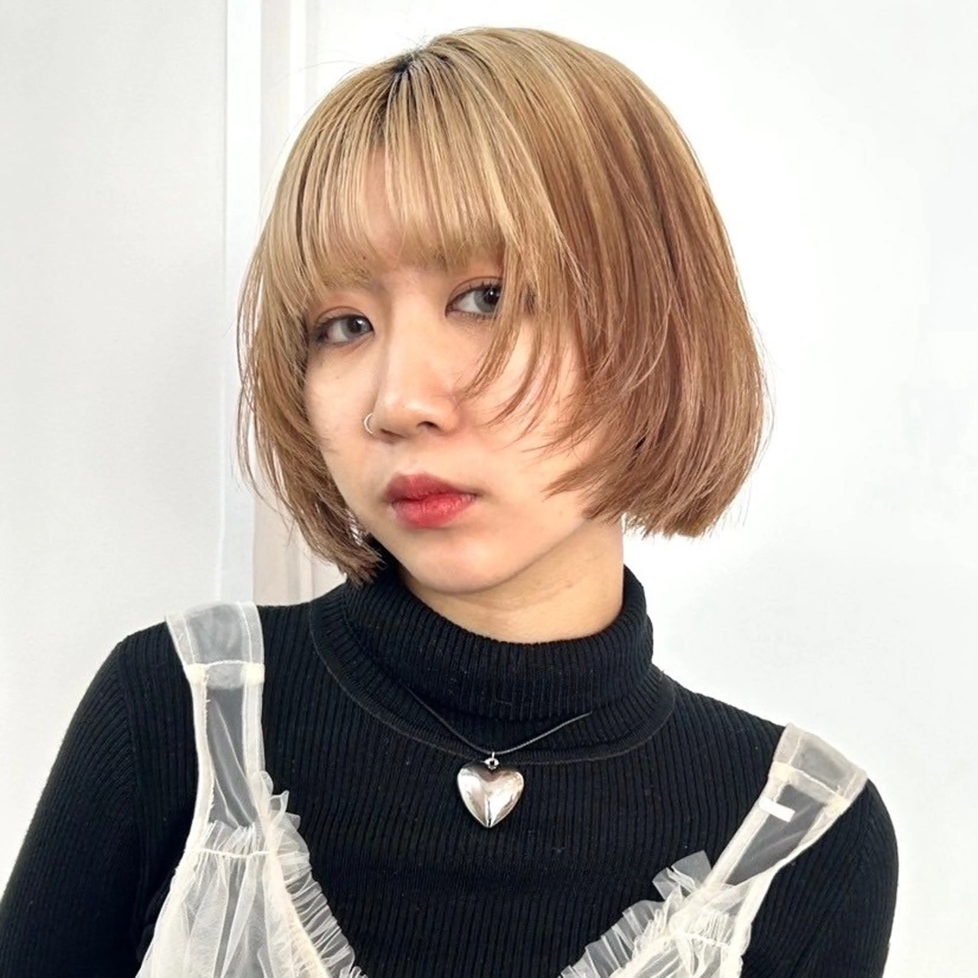 ミディアム カラー ヘアカラー 🍒中川葵久美🍒 レイヤー/メンズのヘアスタイル