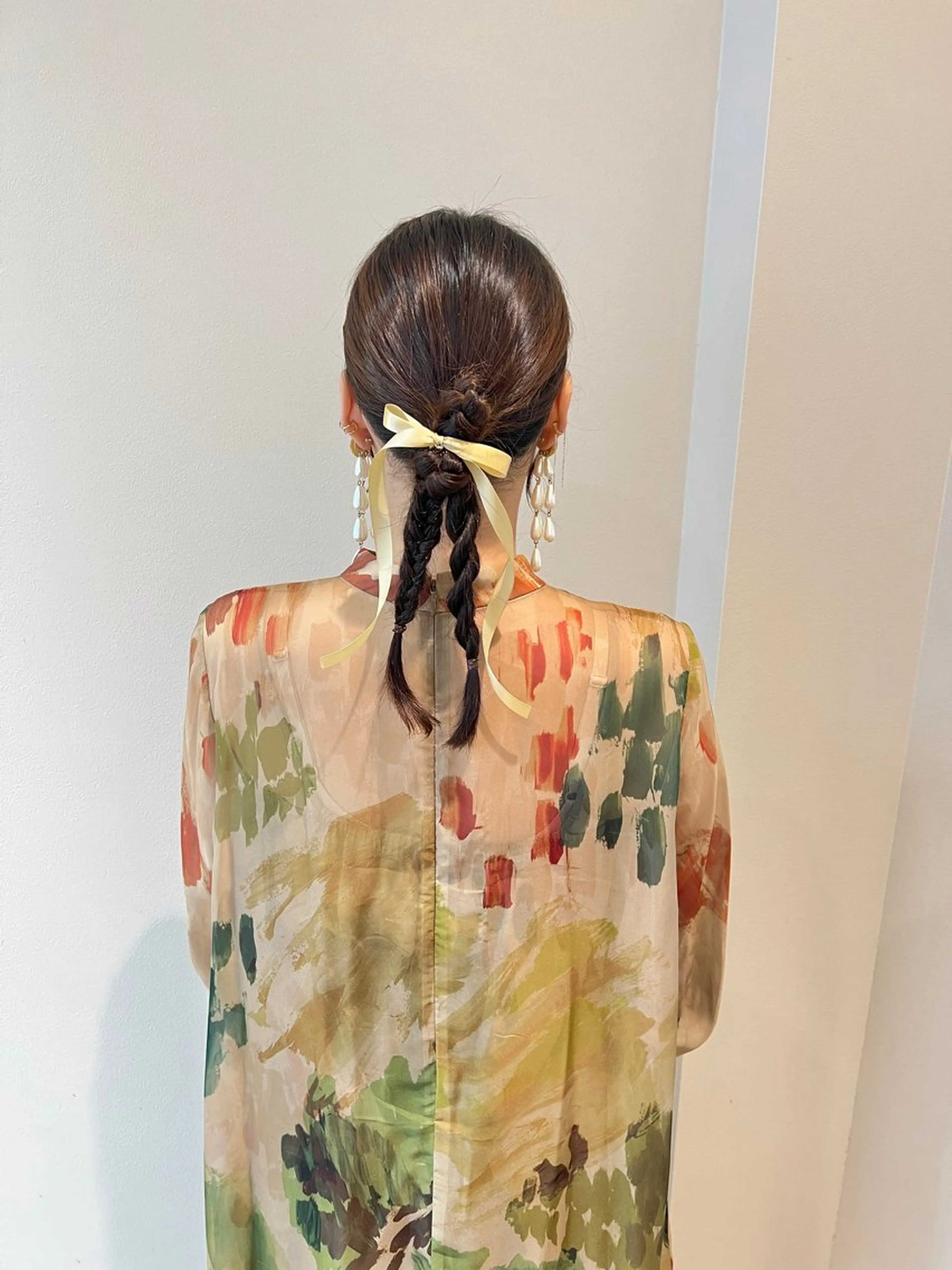 ロング ヘアアレンジ ヘアセット THINK SHOP sakiのヘアスタイル