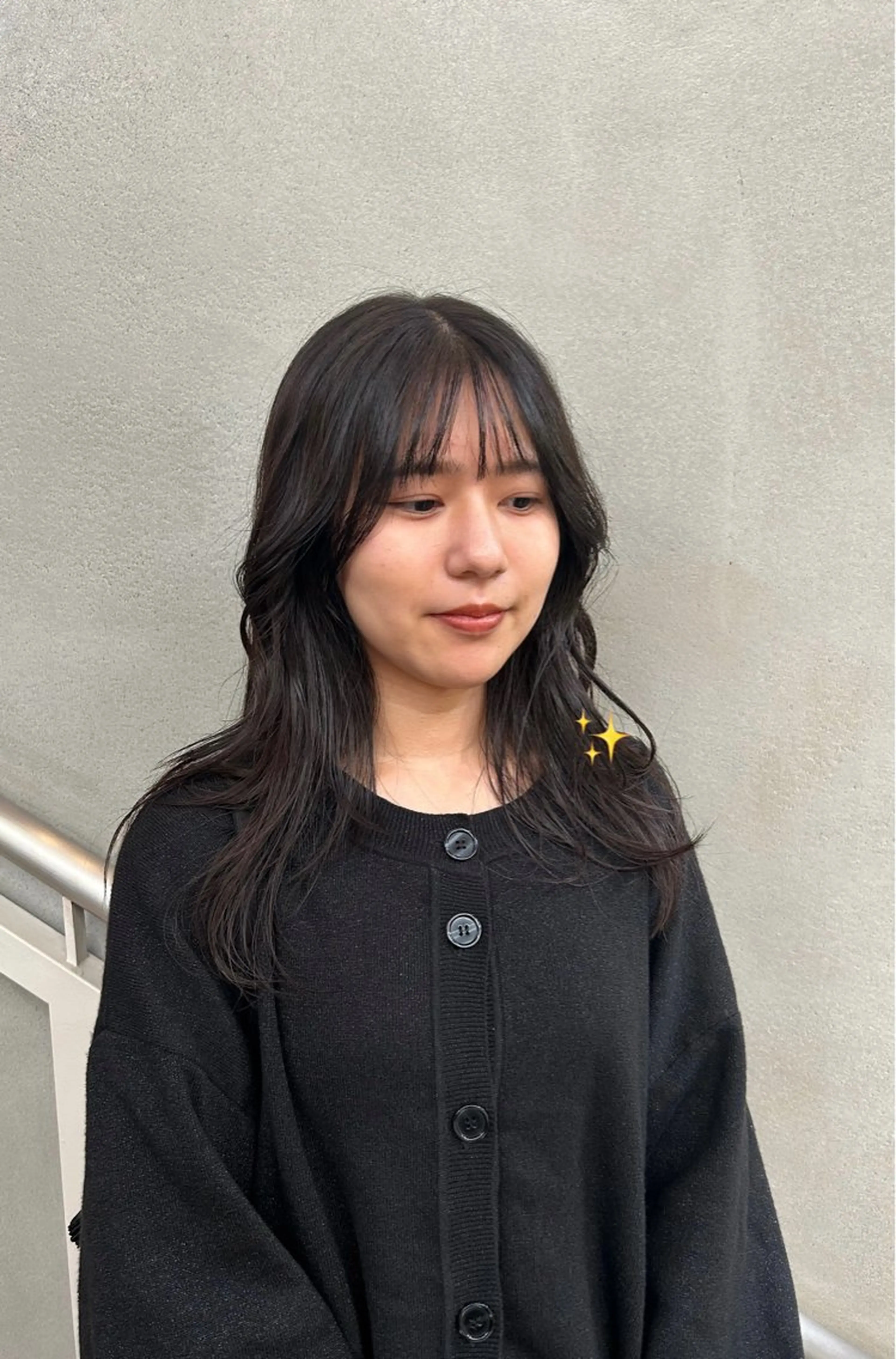 セミロング カラー グレージュ レイヤーカット 透明感カラー/西梅田 / nagisa🦋のヘアスタイル