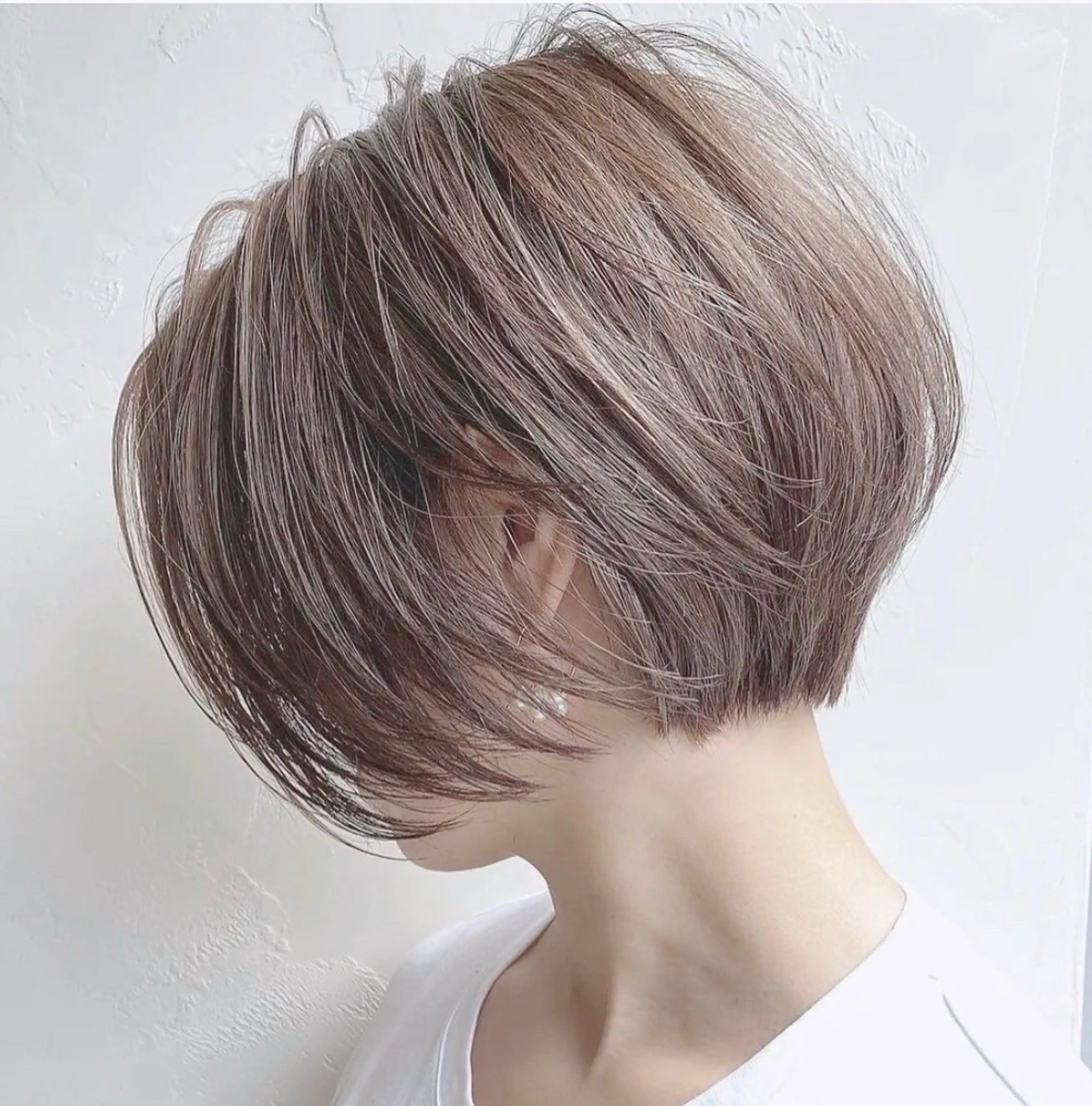 ショート カラー パーマ ヘアアレンジ バレイヤージュ ブリーチ ケアブリーチ 透明感カラー ハイライトカラー カット ヘアカラー トリートメント 竹内ケンゴ🇰🇷 EIGHT藤沢のヘアスタイル