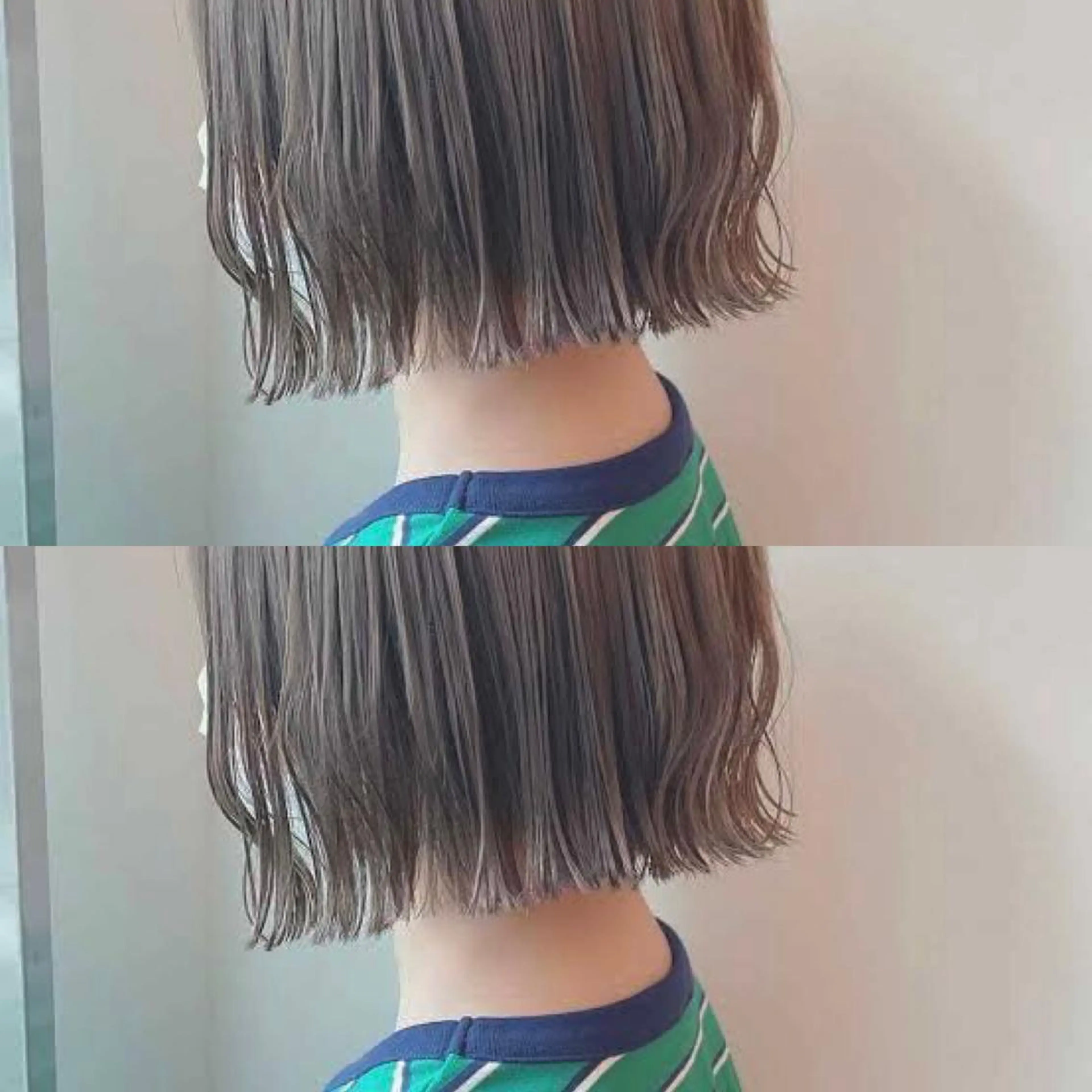 ショート カラー ブリーチ ボブ 縮毛矯正 艶感カラー/縮毛矯正 髪質改善/三ツ木一生のヘアスタイル