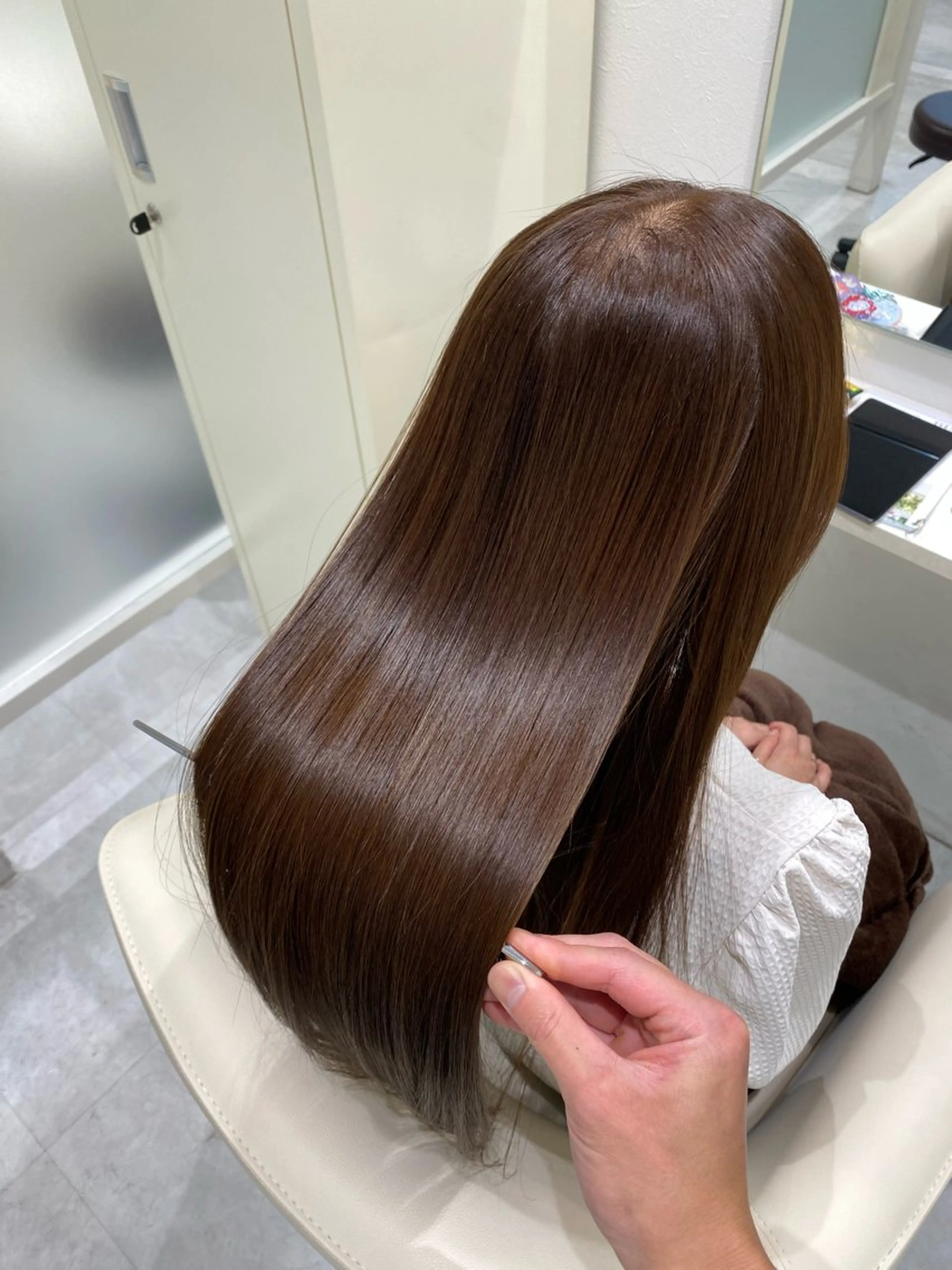 カラー ヘアカラー トリートメント 山岡 翔冴のヘアスタイル