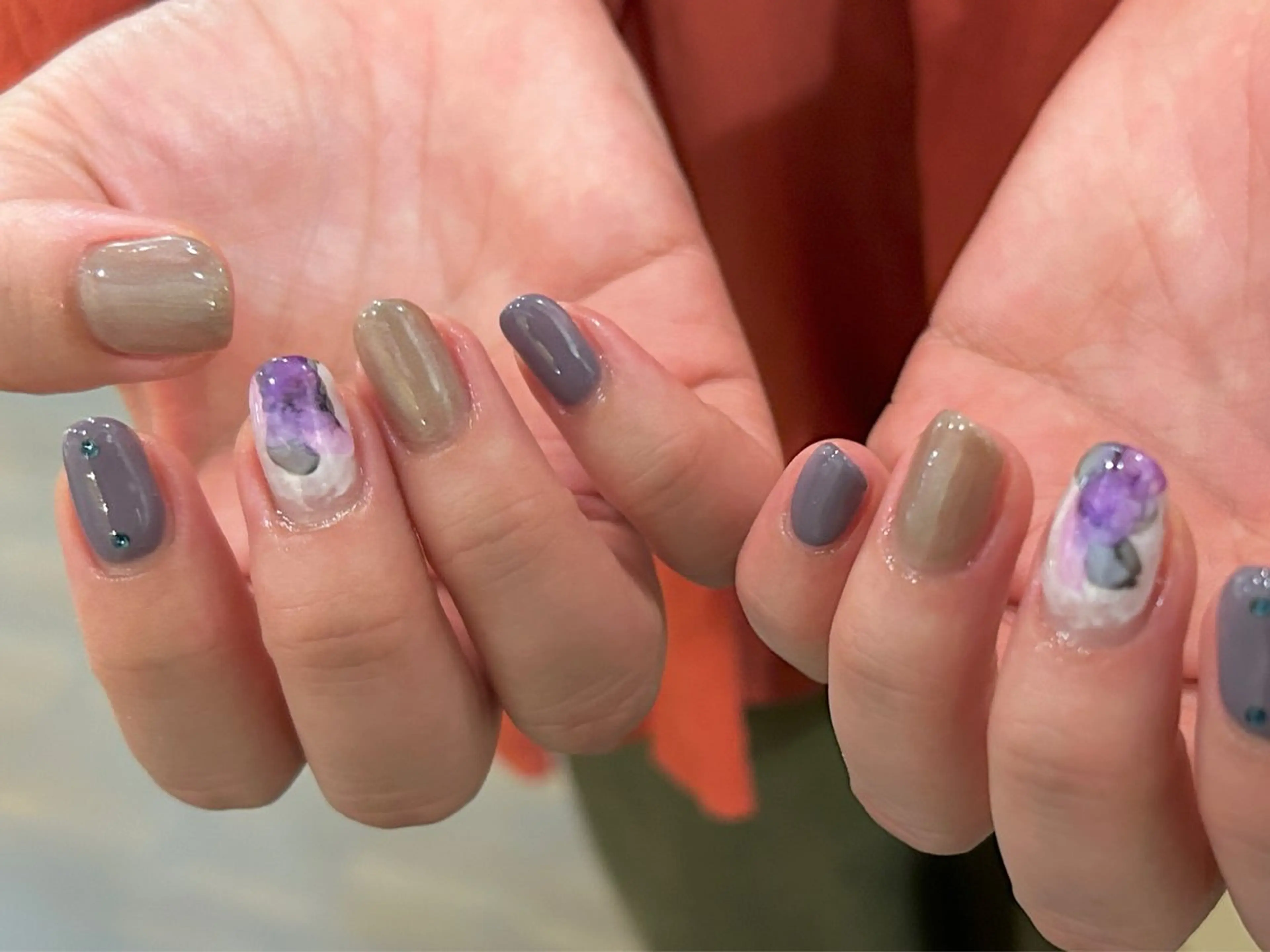 ネイル calla/南森町/ パラジェルのネイルデザイン