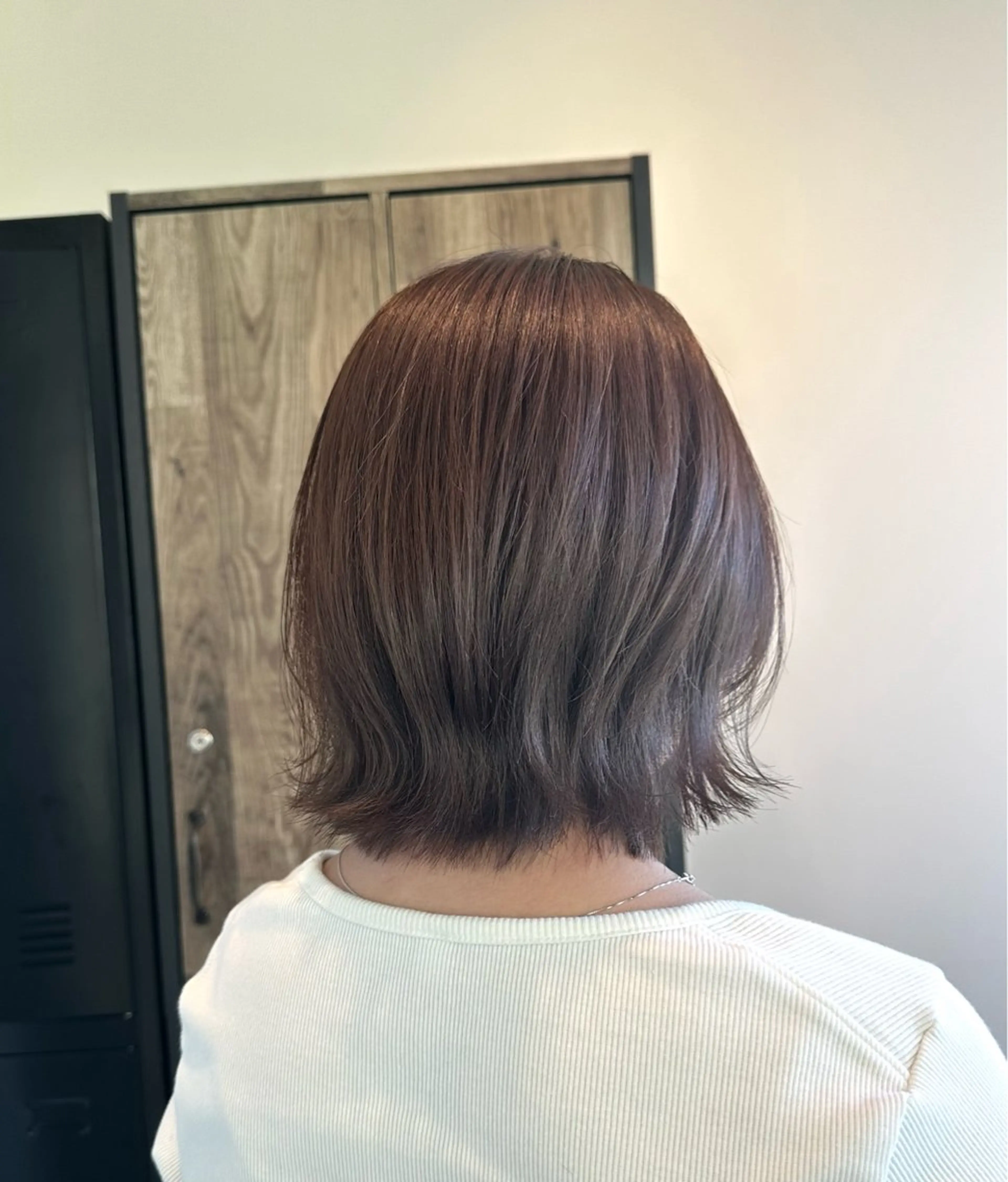 ミディアム カラー ヘアカラー トリートメント ✨髪質改善/ハイトー ン/艶髪高山のヘアスタイル