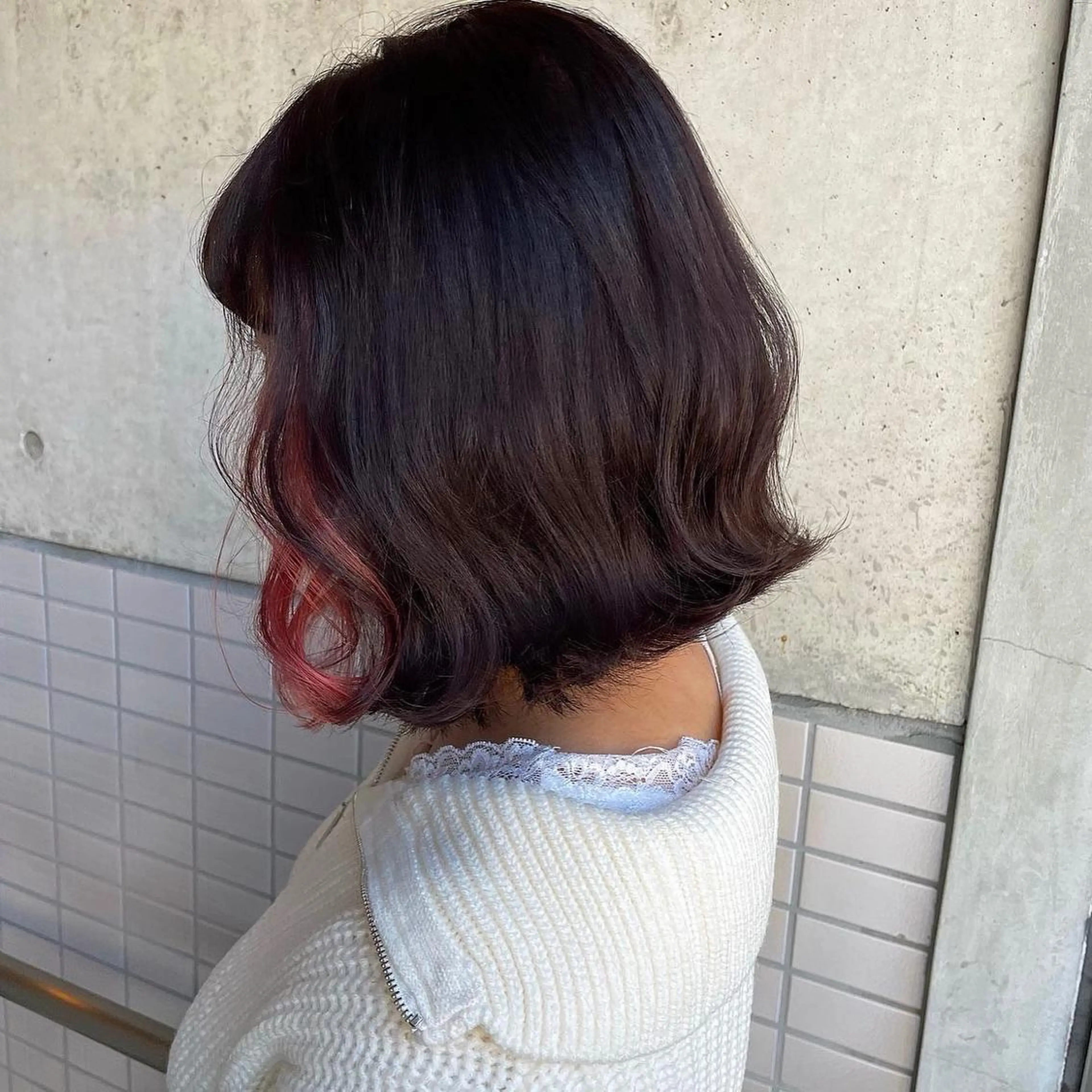 ミディアム レビジュヘア 京都/桂のヘアスタイル