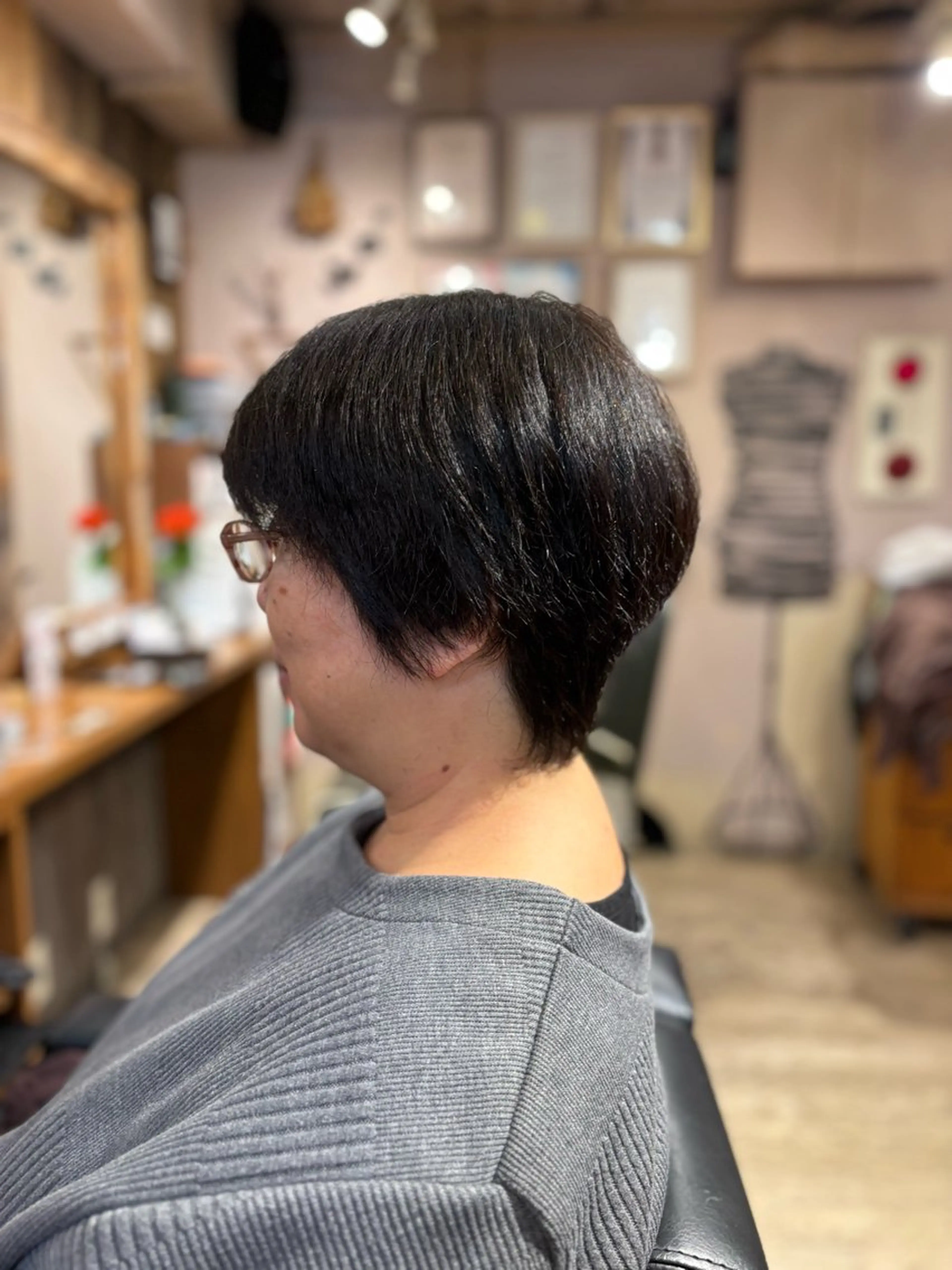 ショート カット 多幸感×儚さ /代々木公園/リサのヘアスタイル