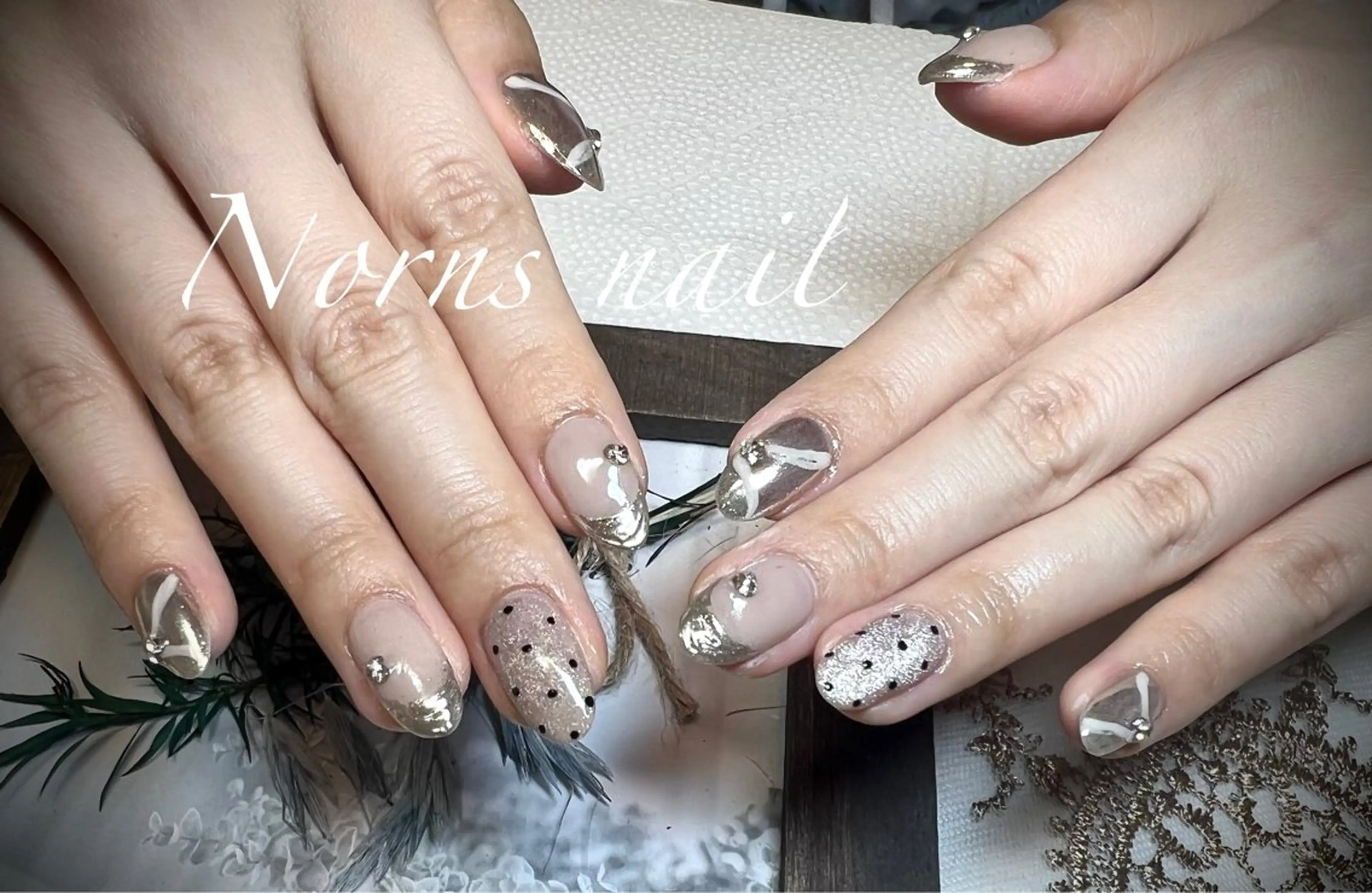 ネイル ハンドネイル Norns nail (猫いるサロン🐈)のネイルデザイン