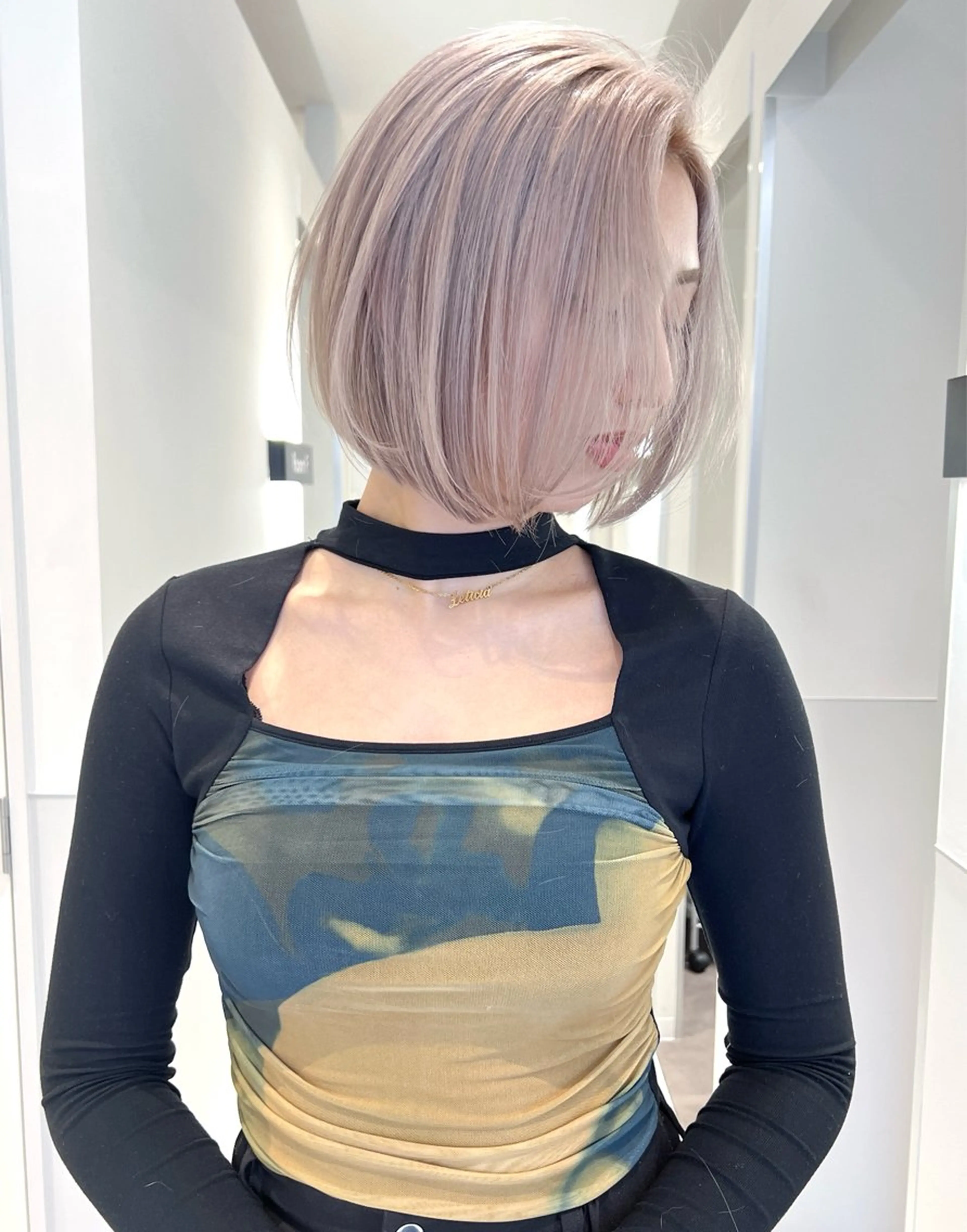 ミディアム ヘアカラー Ryuya RLINOのヘアスタイル