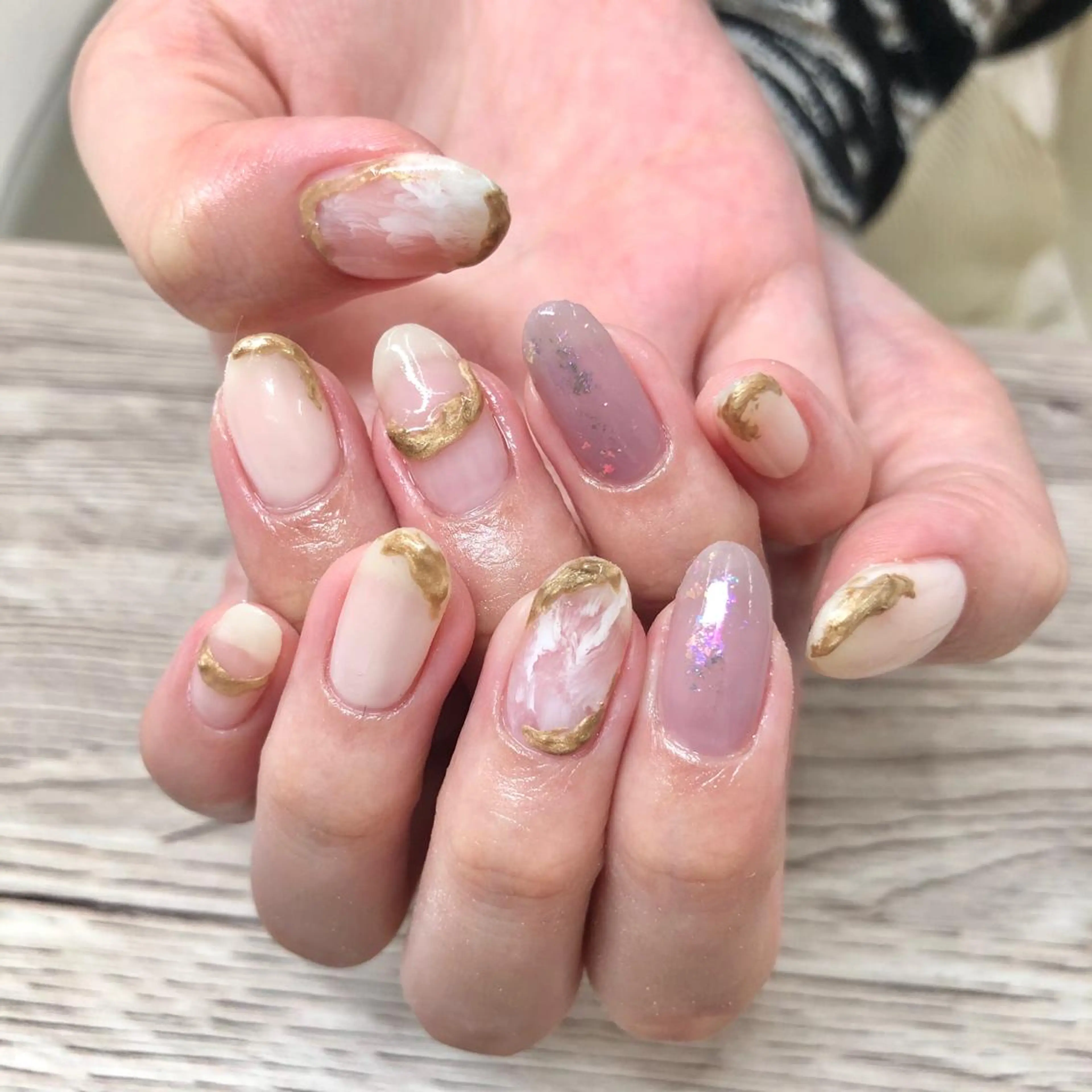 ネイル ニュアンスネイル ハンドネイル 🎀AYAKO 🎀中韓ネイルのネイルデザイン