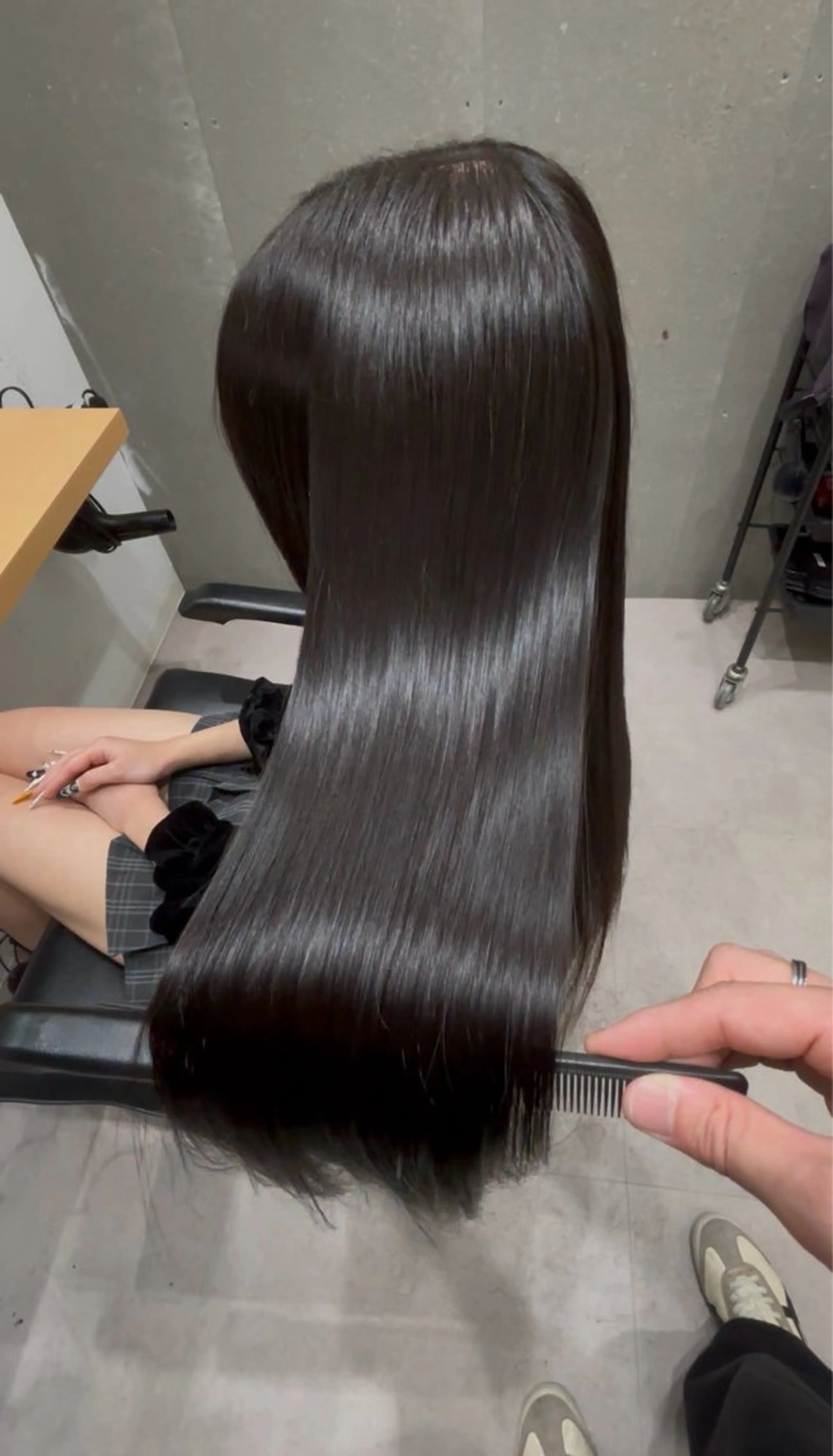 ミディアム 髪質改善 トリートメント カット トリートメント 髪質改善ヘアケア 艶髪特化/上田のヘアスタイル