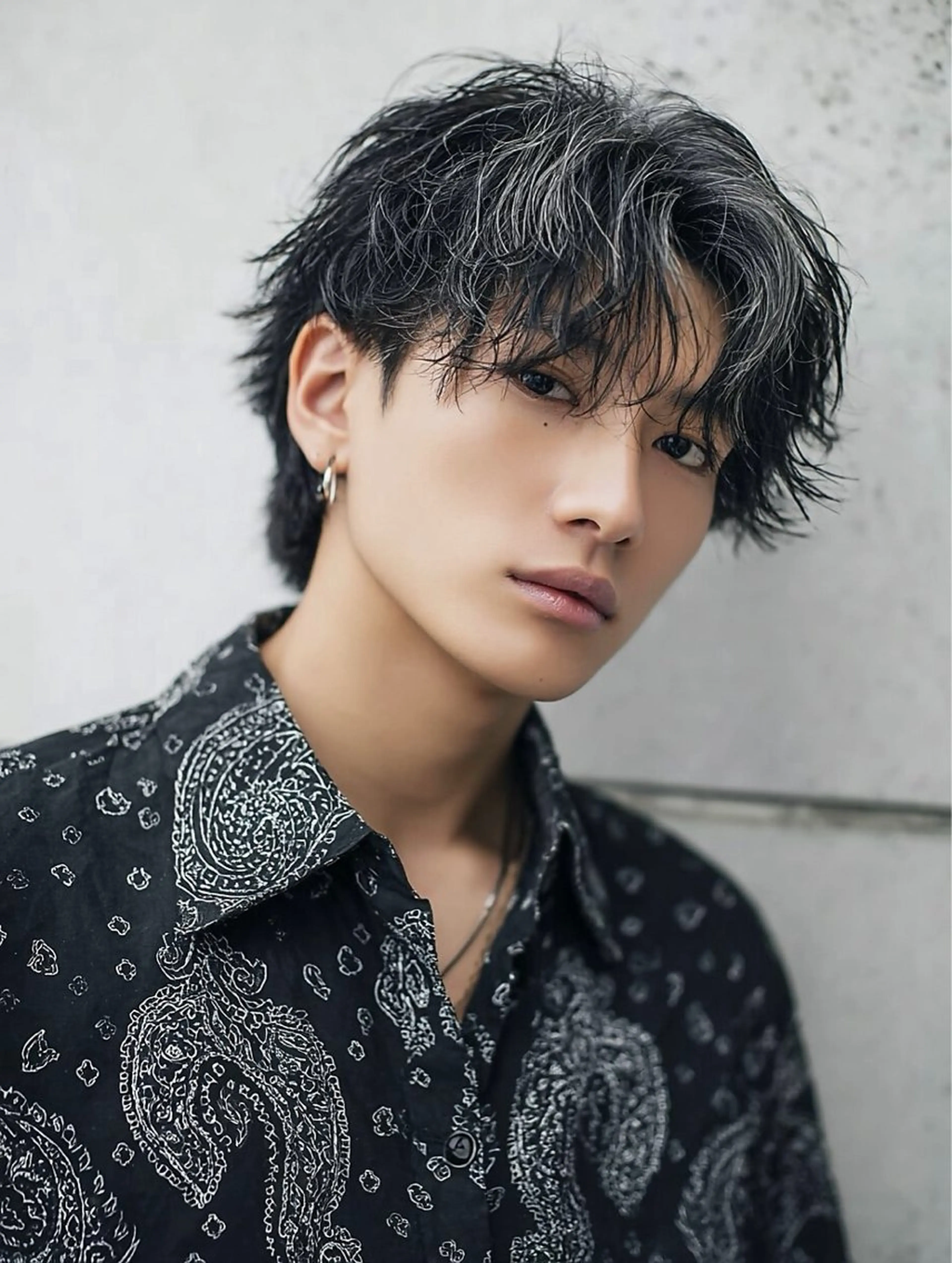 ミディアム カラー パーマ メンズ Men's特化 ✂️ 垢抜けパーマ/宮澤蓮のヘアスタイル