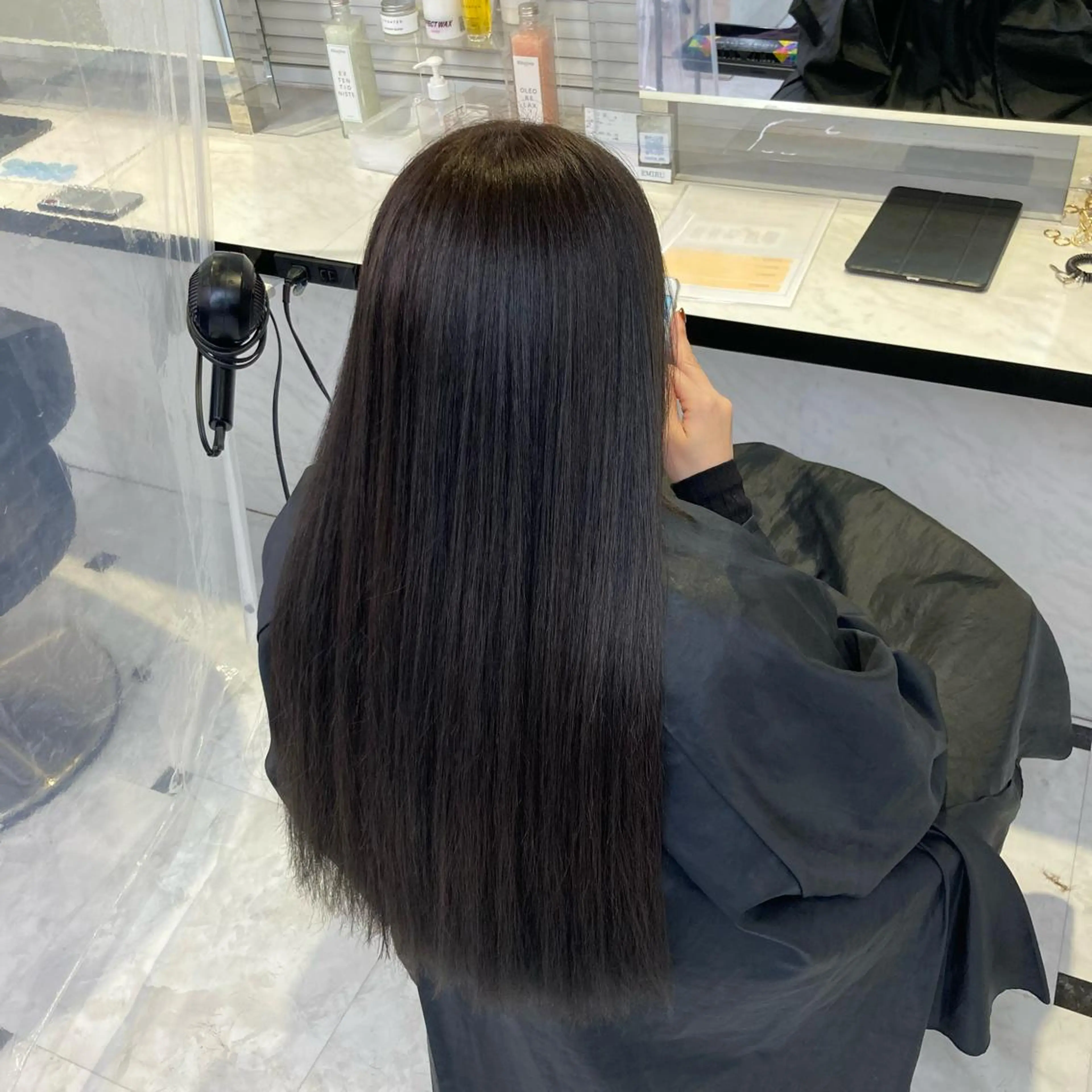 ミディアム 髪質改善 トリートメント トリートメント ヘッドスパ ヘアセット 【髪質改善のプロ】 上野/EMILのヘアスタイル