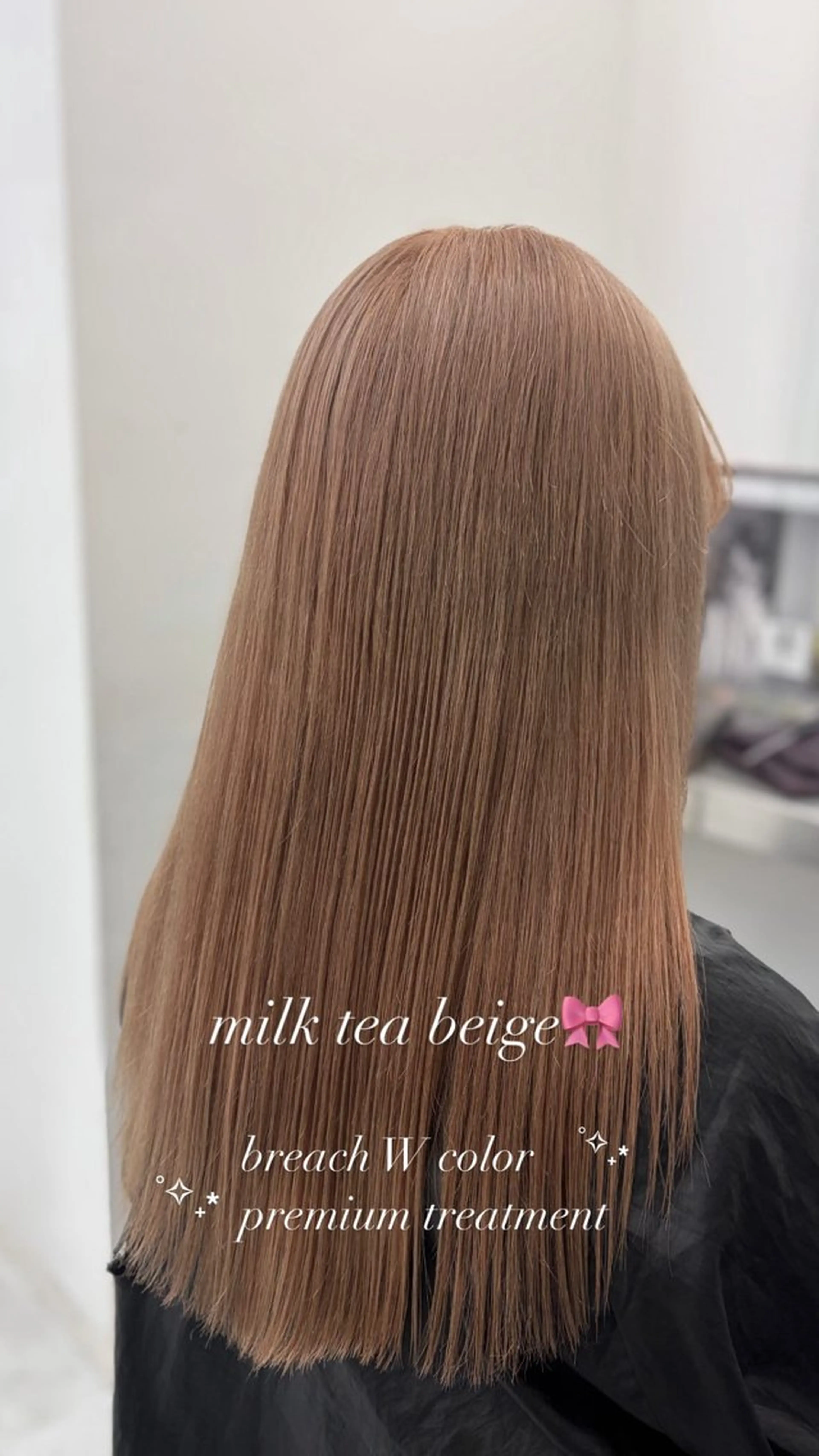 ロング ヘアカラー ヘアセット 艶髪ハイトーンカラー 渋谷🎀ririkaのヘアスタイル
