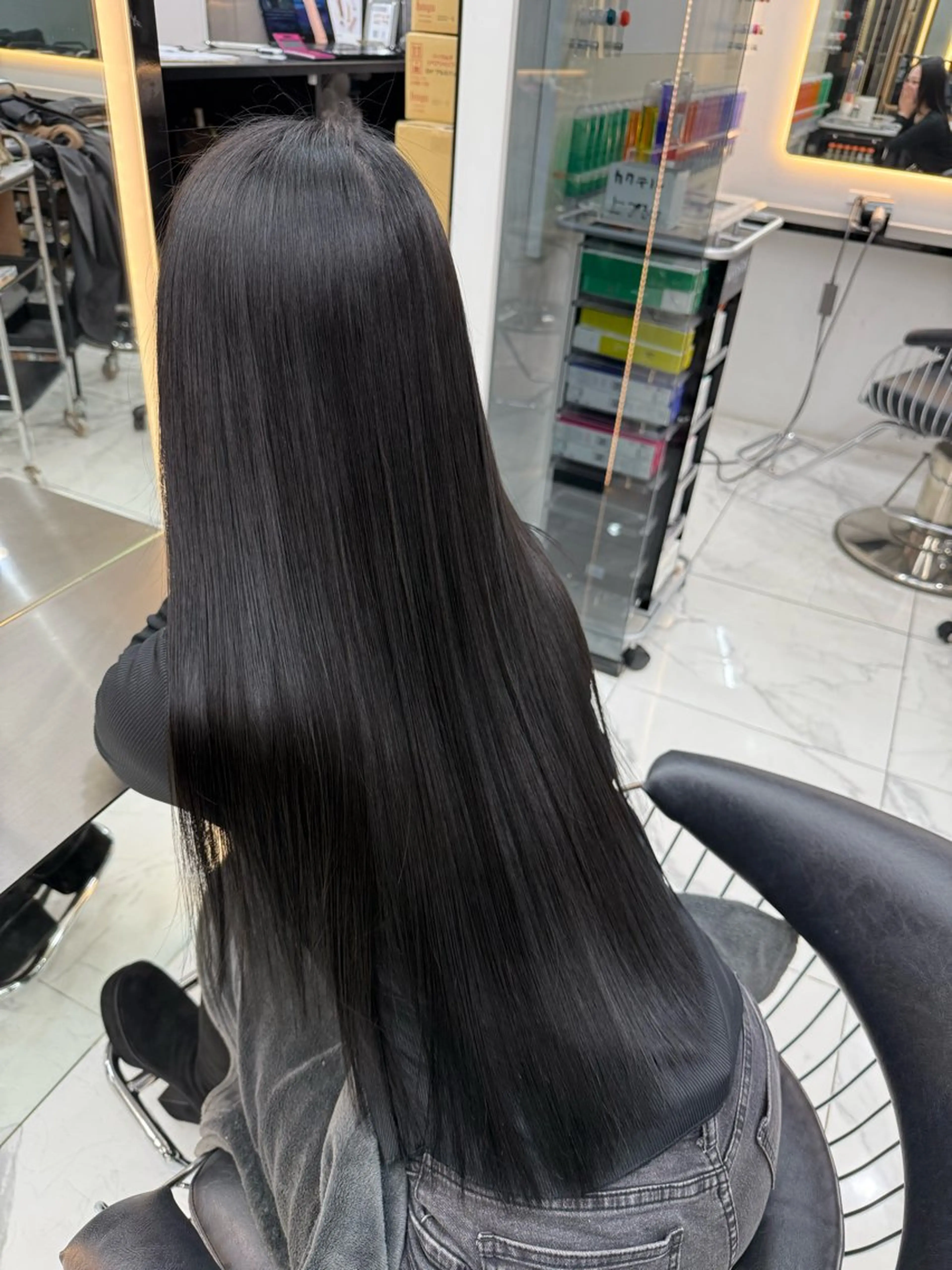 ロング カラー ヘアカラー 笠間 啓聖のヘアスタイル