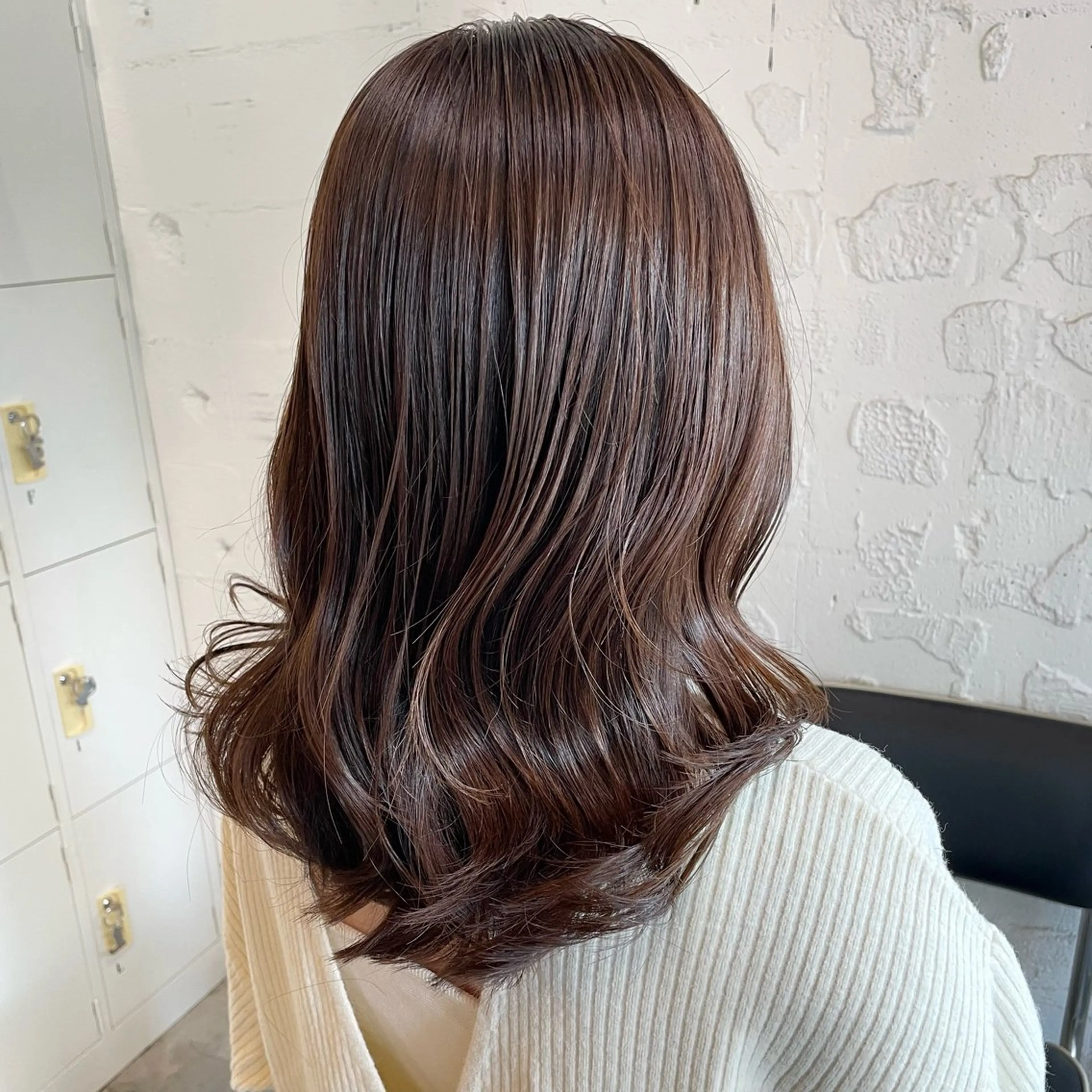 セミロング カラー 🌿レイヤーボブ/パ ーマ🌿　木梨健太のヘアスタイル