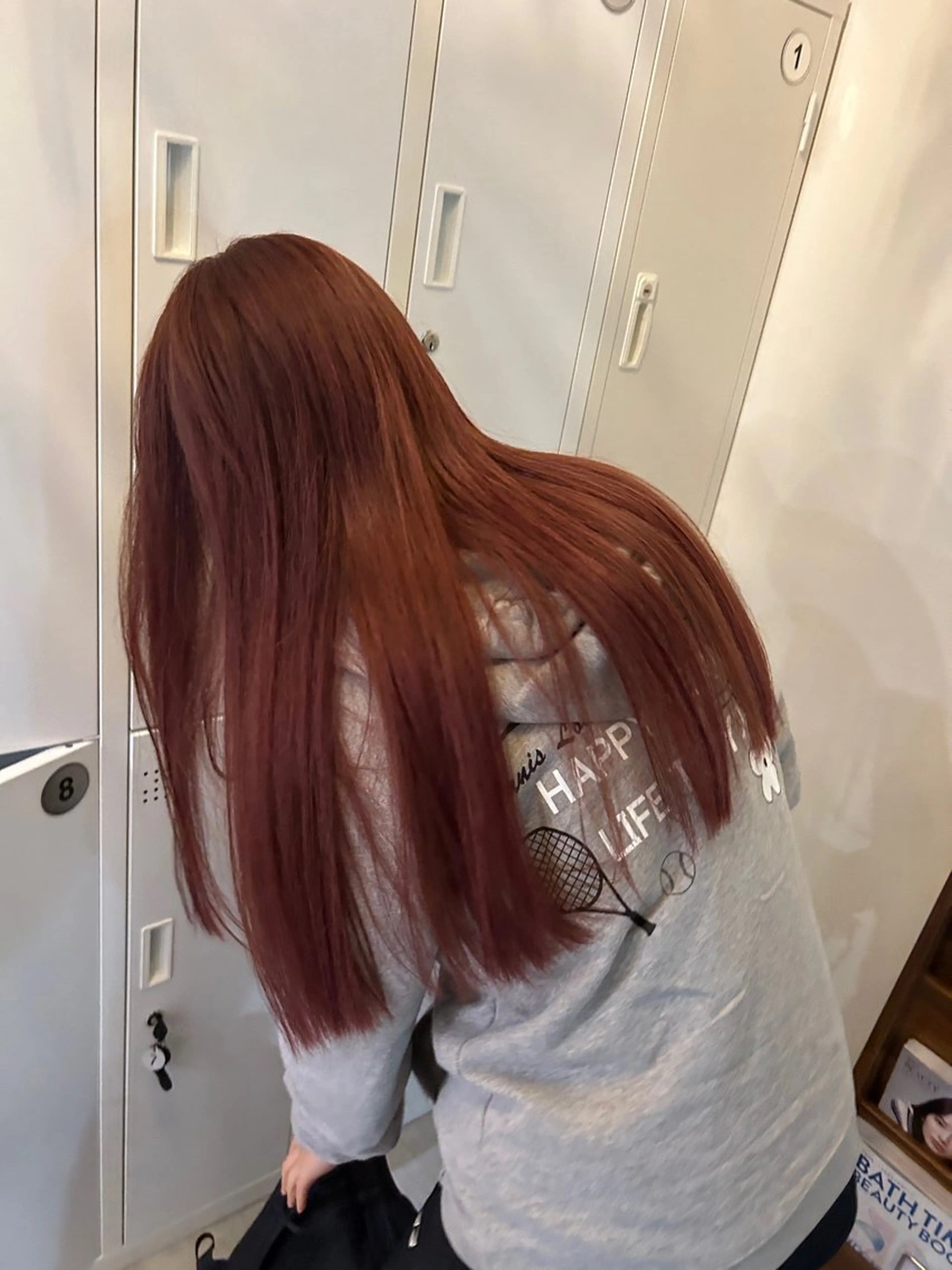 ロング カラー ヘアカラー トリートメント CARICIA 白木 由里加/新栄のヘアスタイル