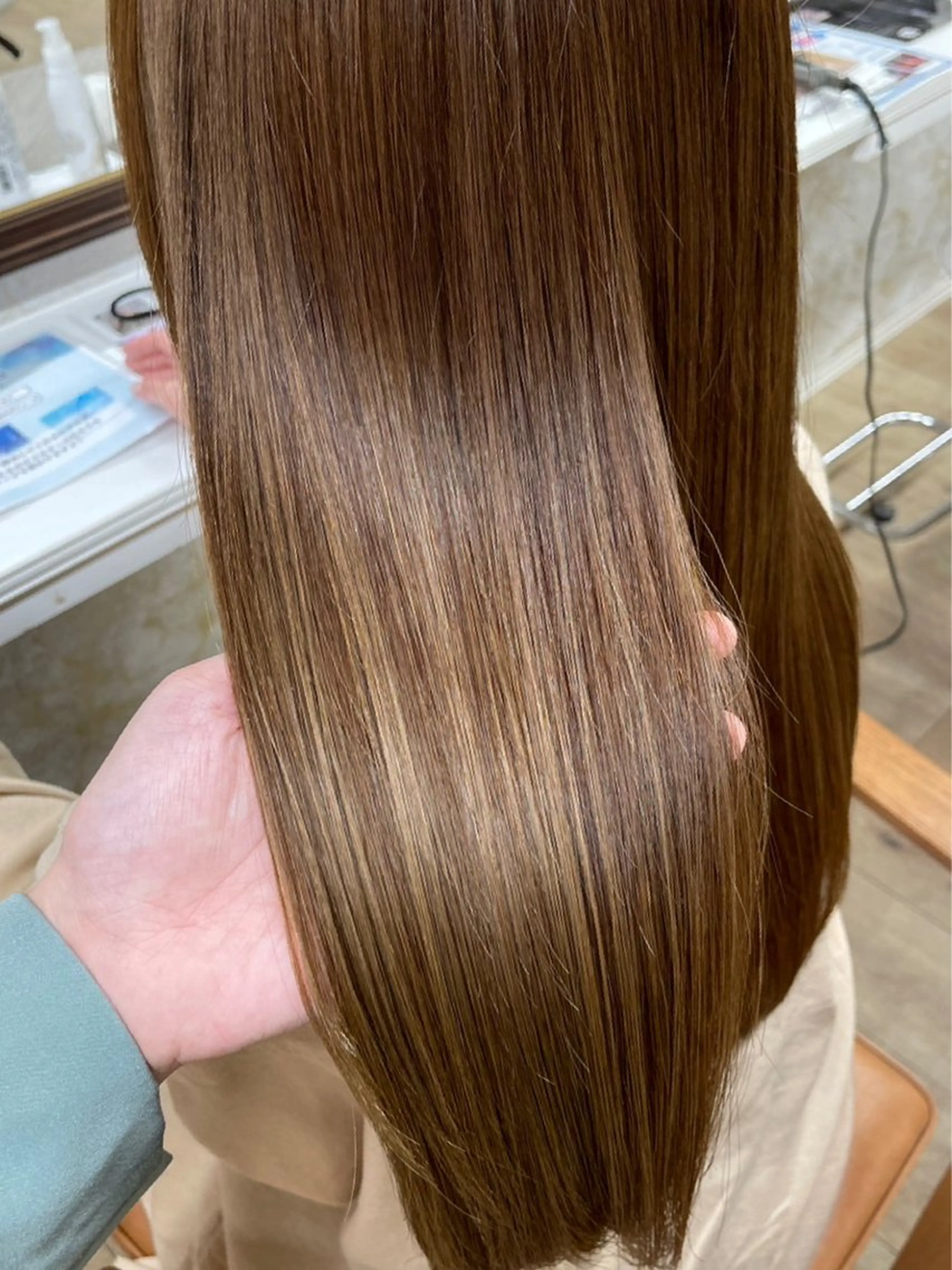 ロング カット ヘアカラー トリートメント 梅田/韓国ヘア /アレンジ/manaのヘアスタイル