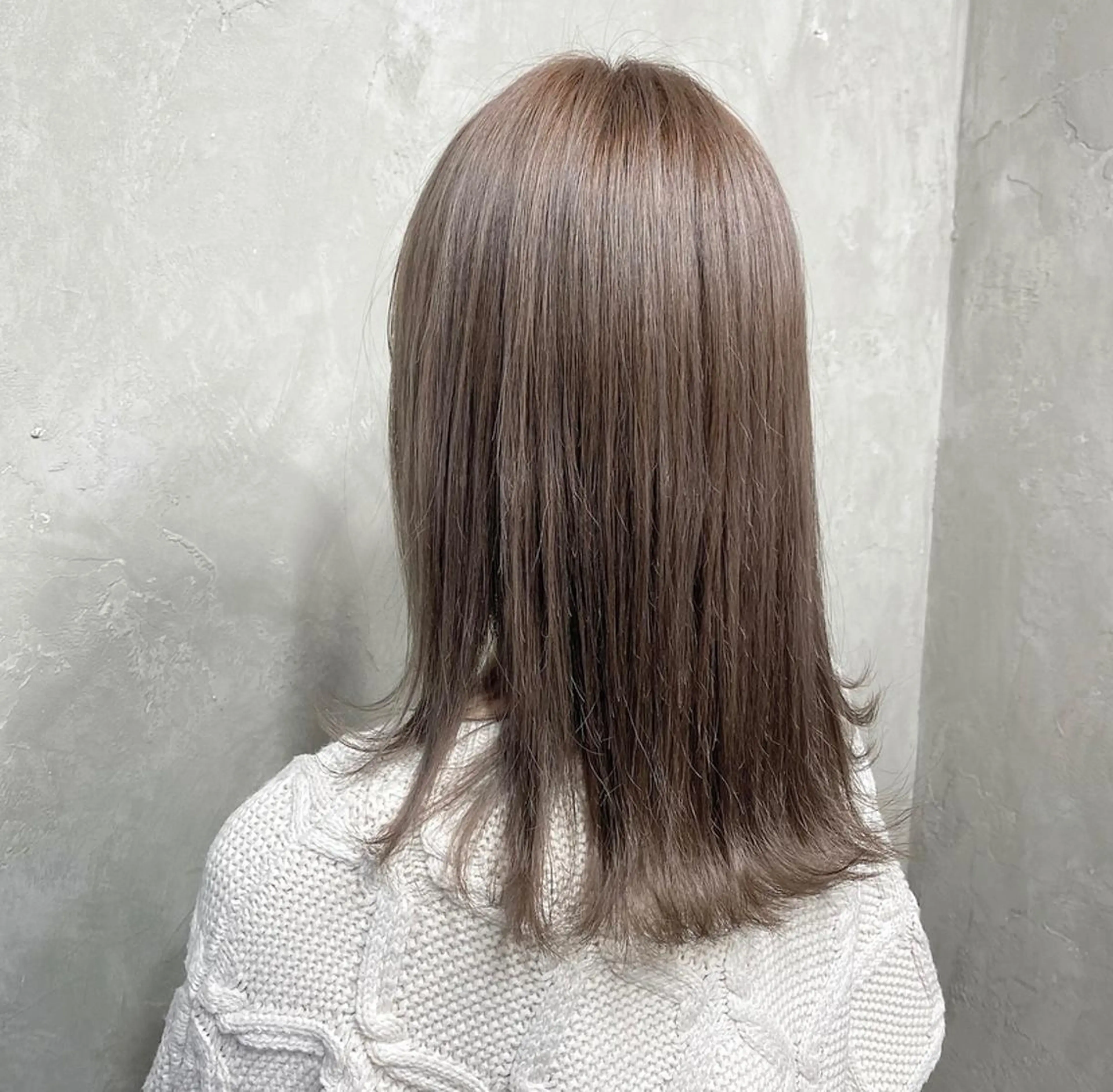 セミロング カラー パーマ ヘアアレンジ メンズ キッズ ネイル マツエク・マツパ メンズブリーチ ブリーチ ケアブリーチ 透明感カラー グレージュ ヘアカラー 艶ピンク*ヘアセット 🌙shioriのヘアスタイル