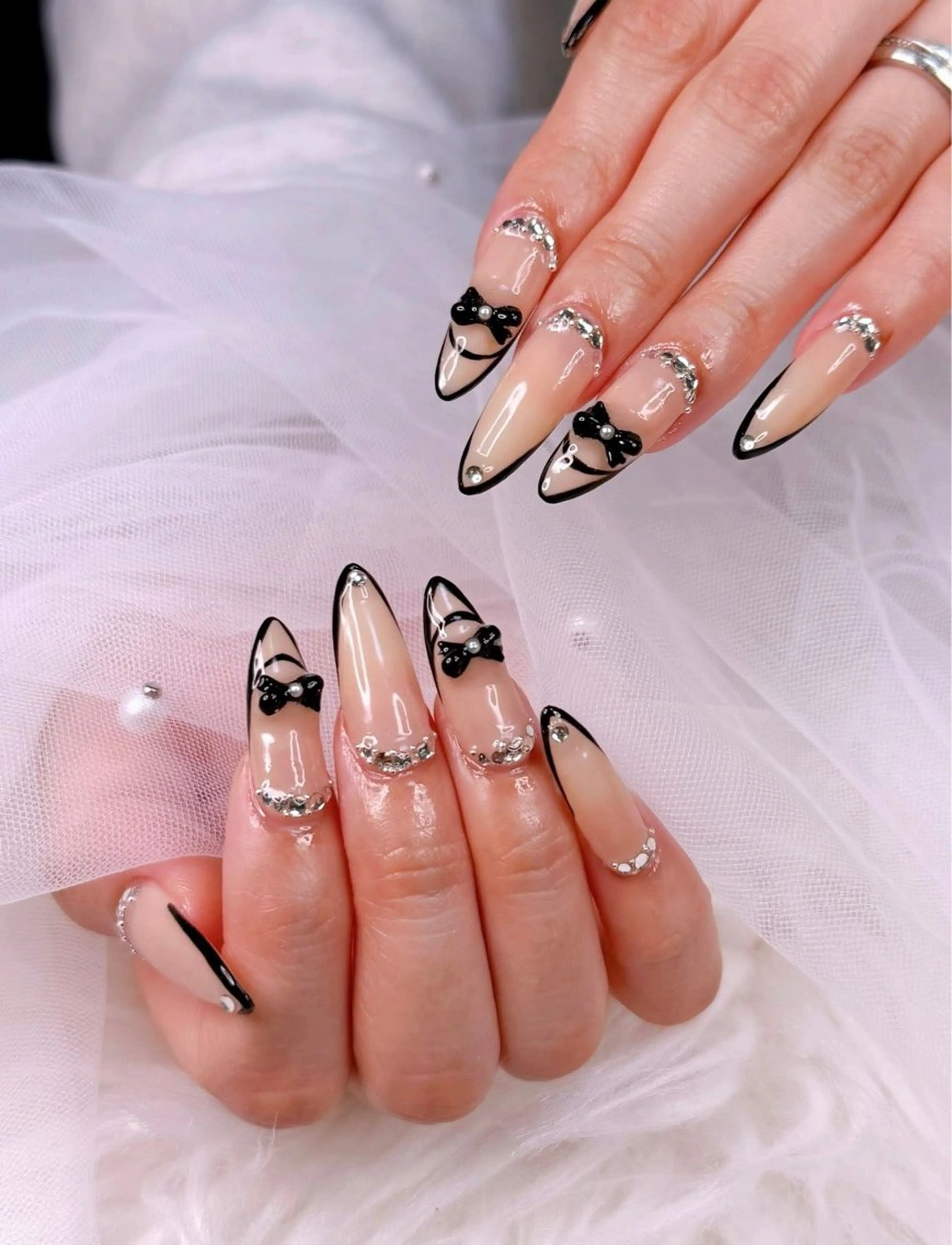 ネイル チークネイル フットネイル フレンチネイル グラデーション 韓国ネイル Yuki nail staffのネイルデザイン