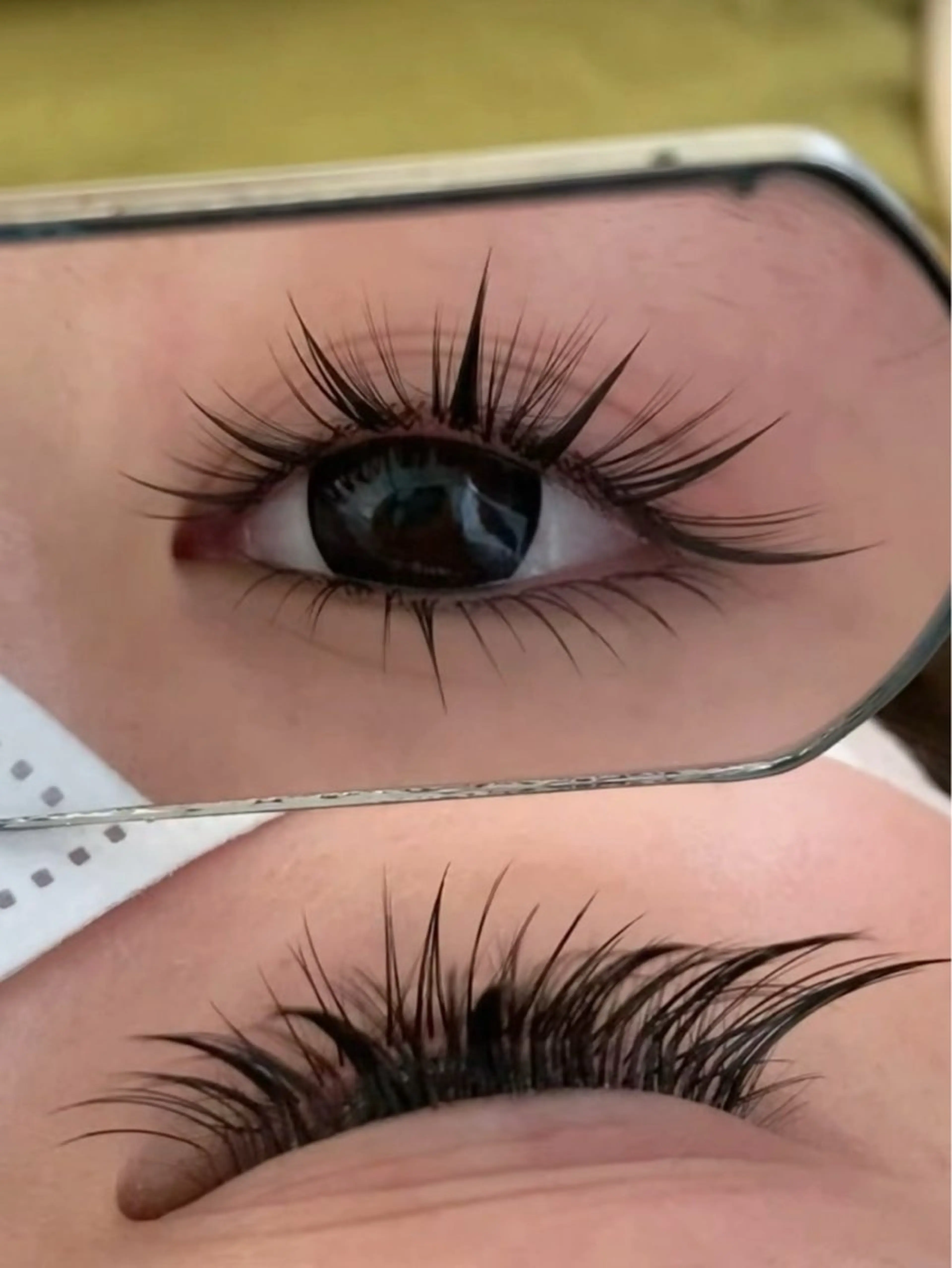 マツエク・マツパ 束感まつ毛 カラーマツエク フラットラッシュ パリジェンヌラッシュリフト まつげパーマ ミユ 横浜のマツエク・マツパデザイン
