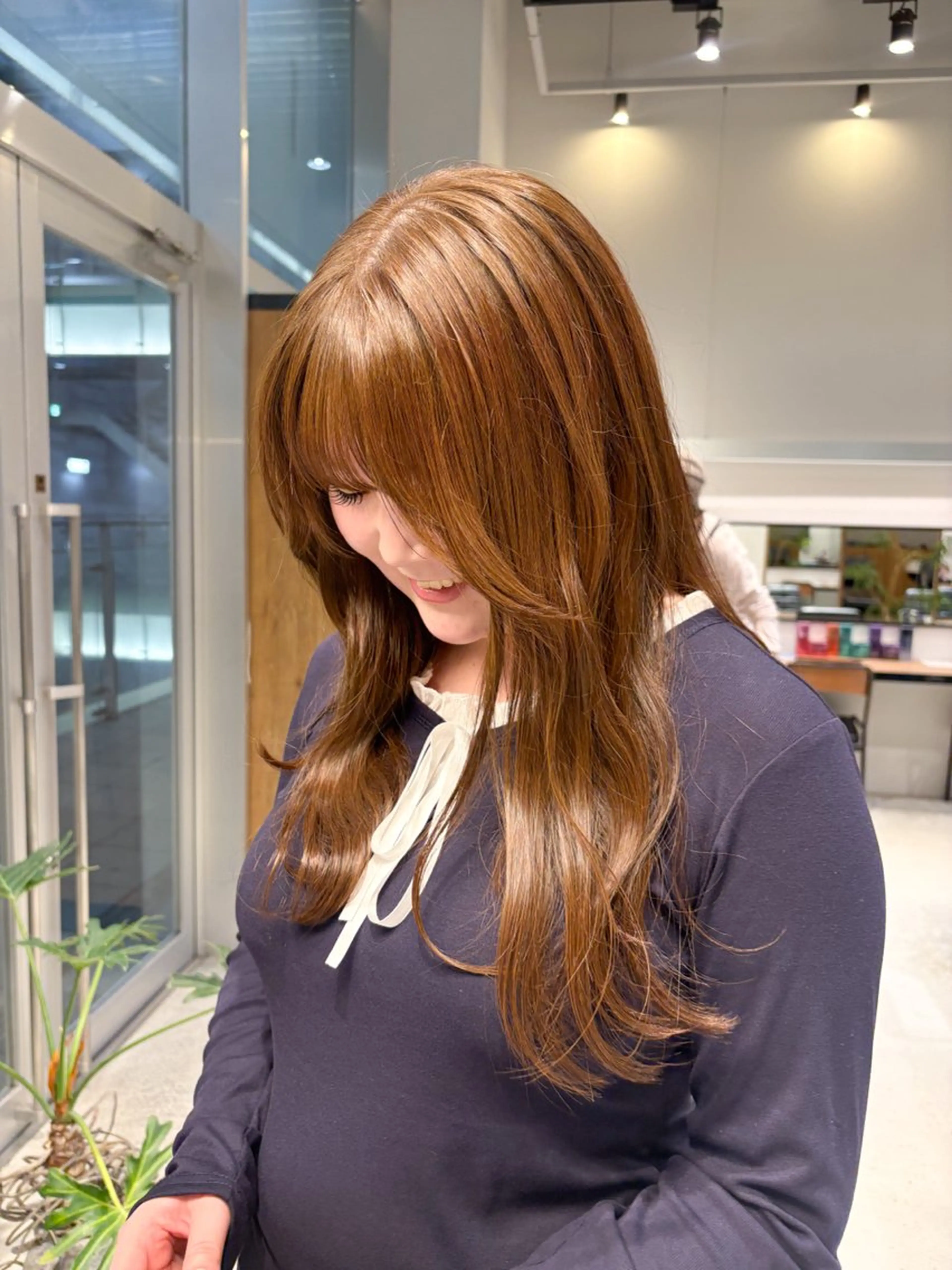 ロング カラー ヘアカラー 市來 心優のヘアスタイル
