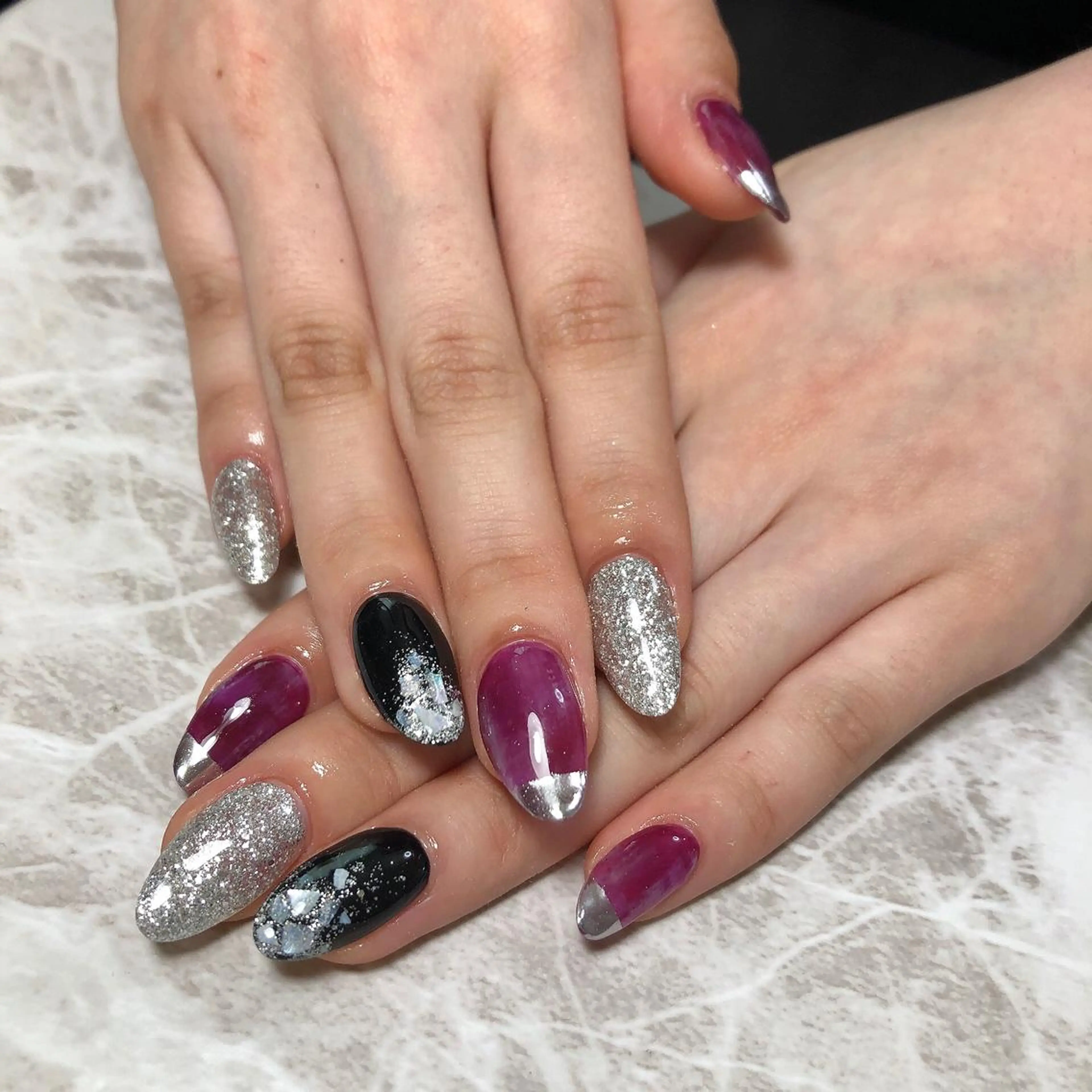 ネイル ニュアンスネイル しば まなみのネイルデザイン