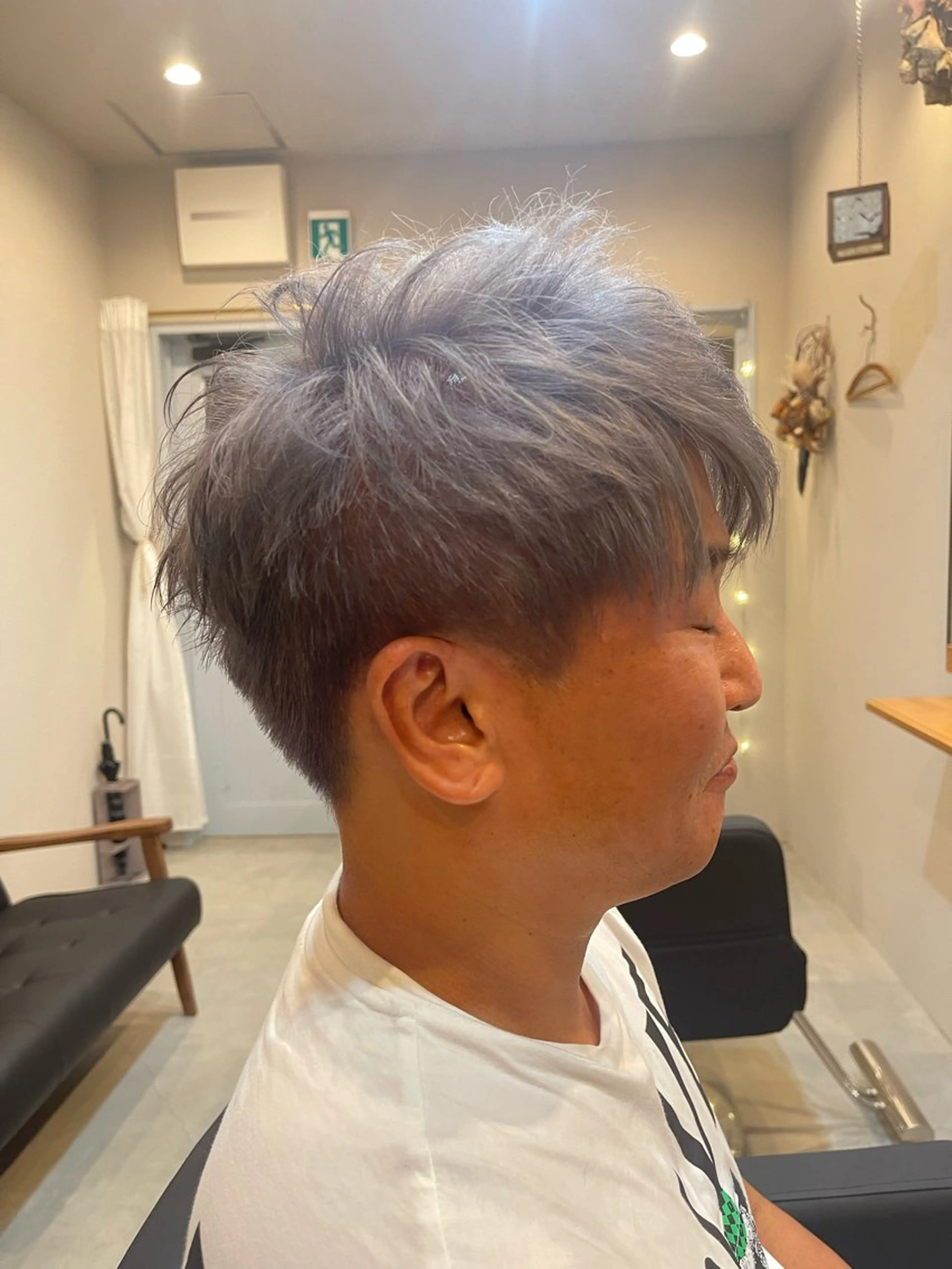 ショート カラー メンズ nowhere ノーウェアのヘアスタイル