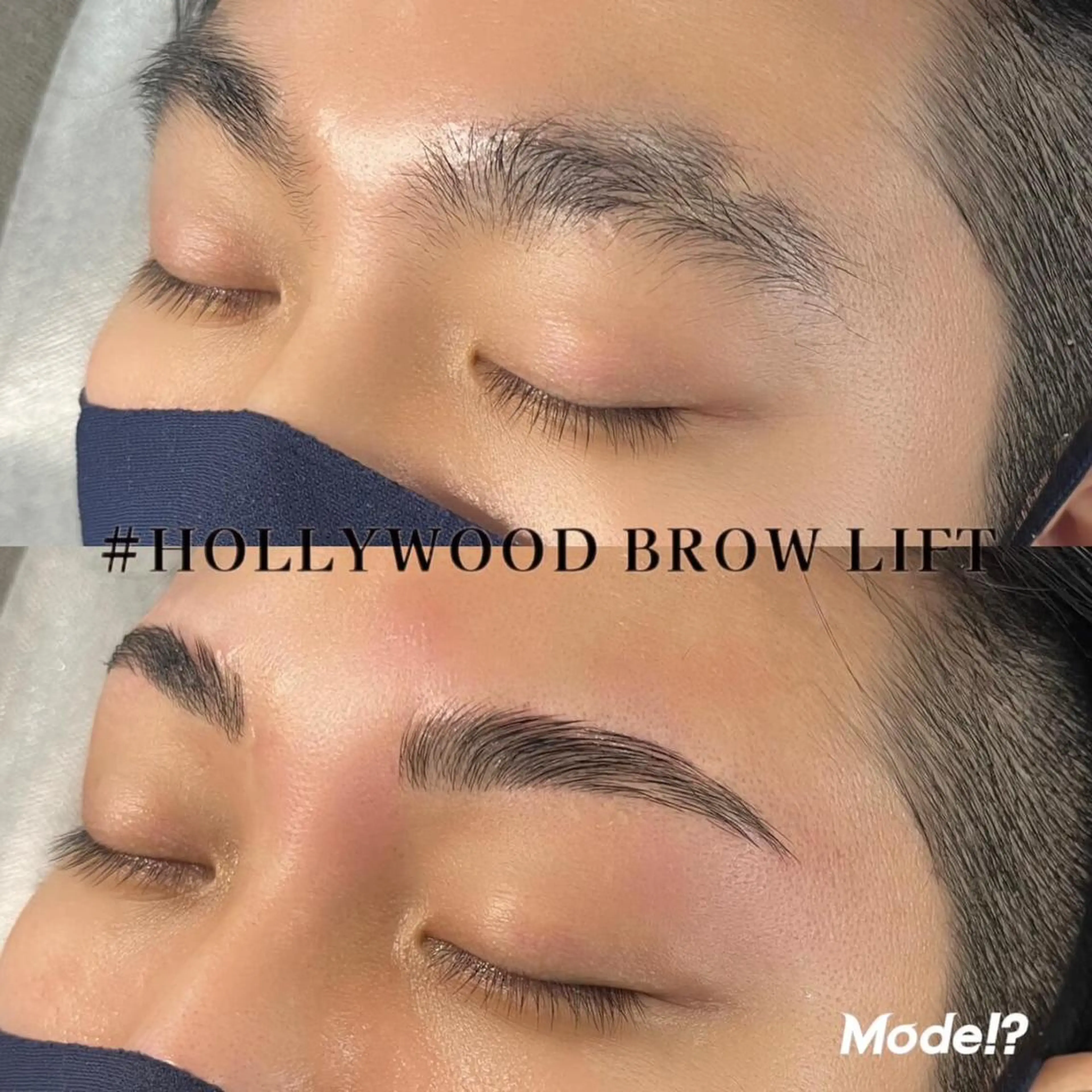 メンズ アイブロウ ハリウッドブロウリフト メンズアイブロウ 眉毛ワックス脱毛 モード新宿西口店 メンズ眉毛サロンの眉毛・アイブロウイメージ
