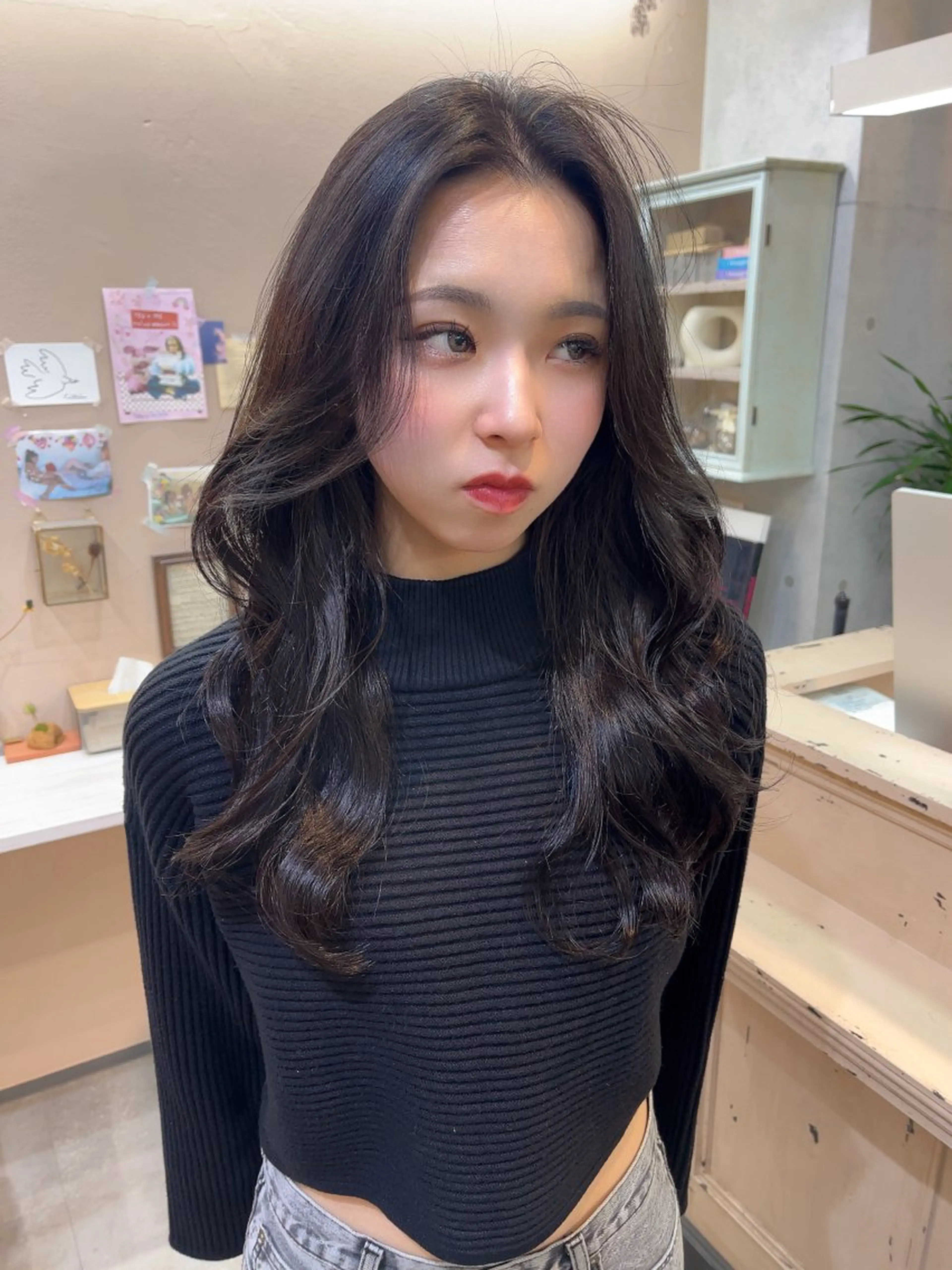 ロング カラー カット ヘアカラー トリートメント MIES amane(アマネ)のヘアスタイル