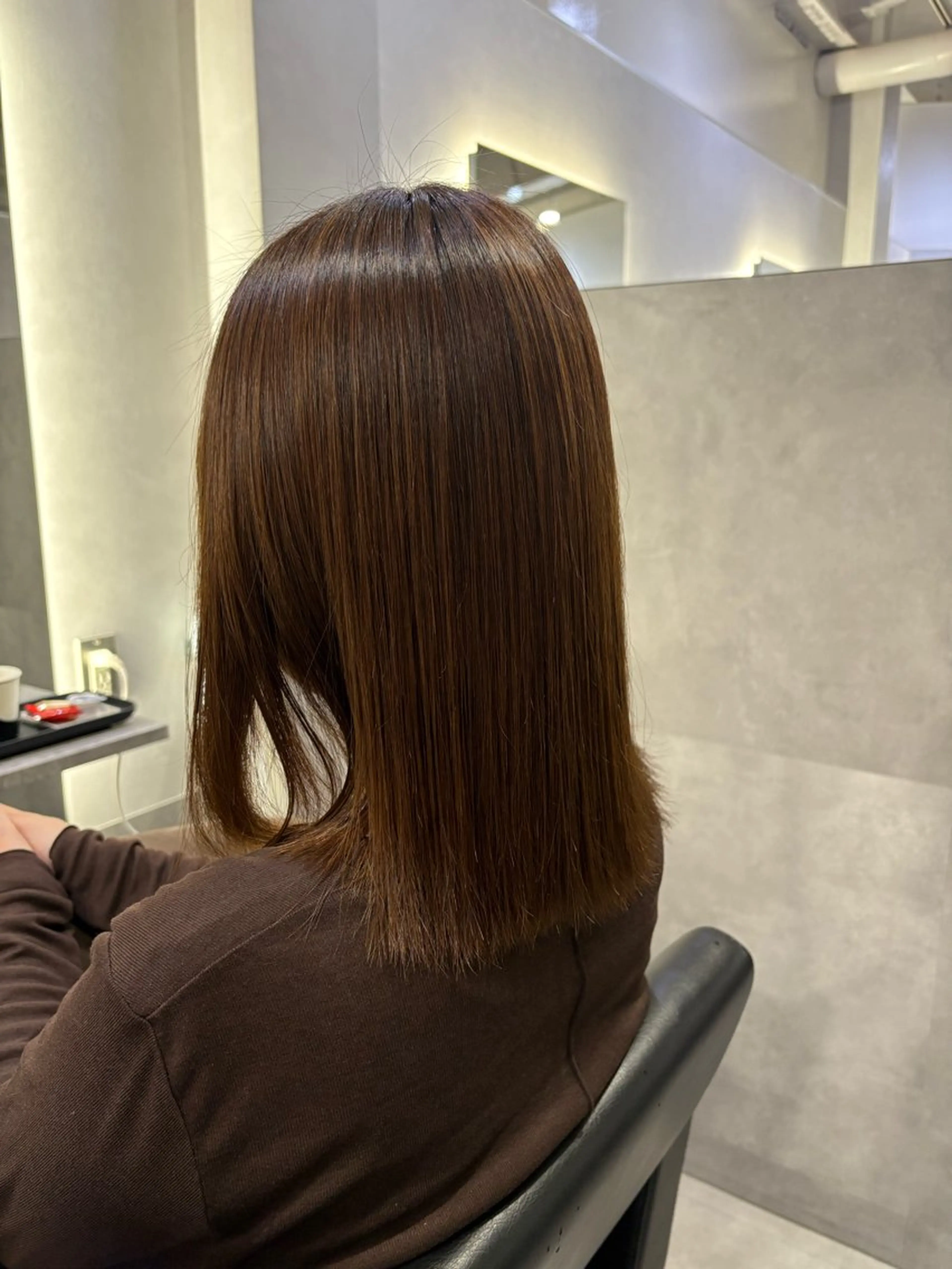 縮毛矯正 野嶋 綾乃のヘアスタイル
