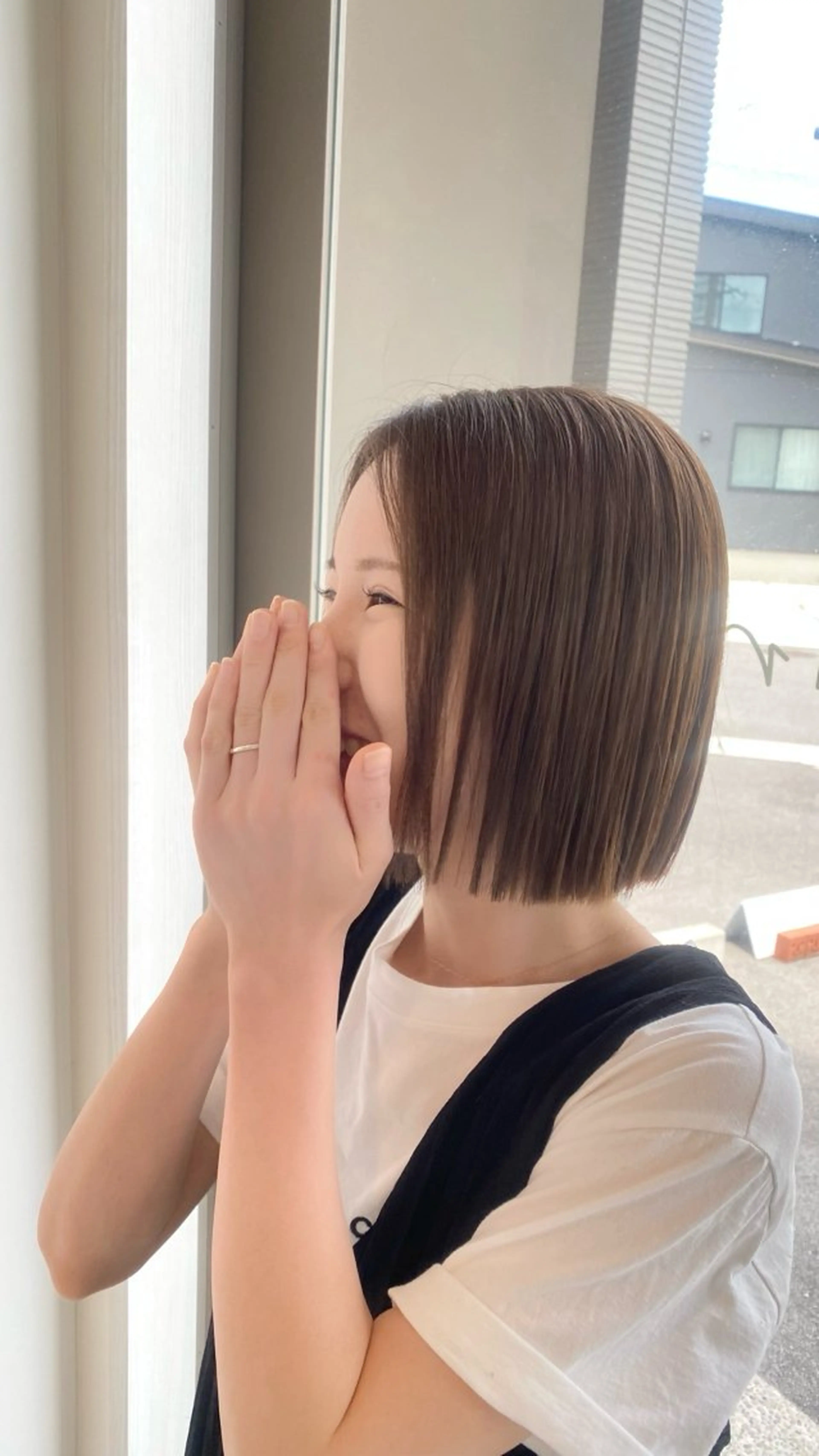 カラー カット ヘアカラー aimee 北垣 愛夏のヘアスタイル