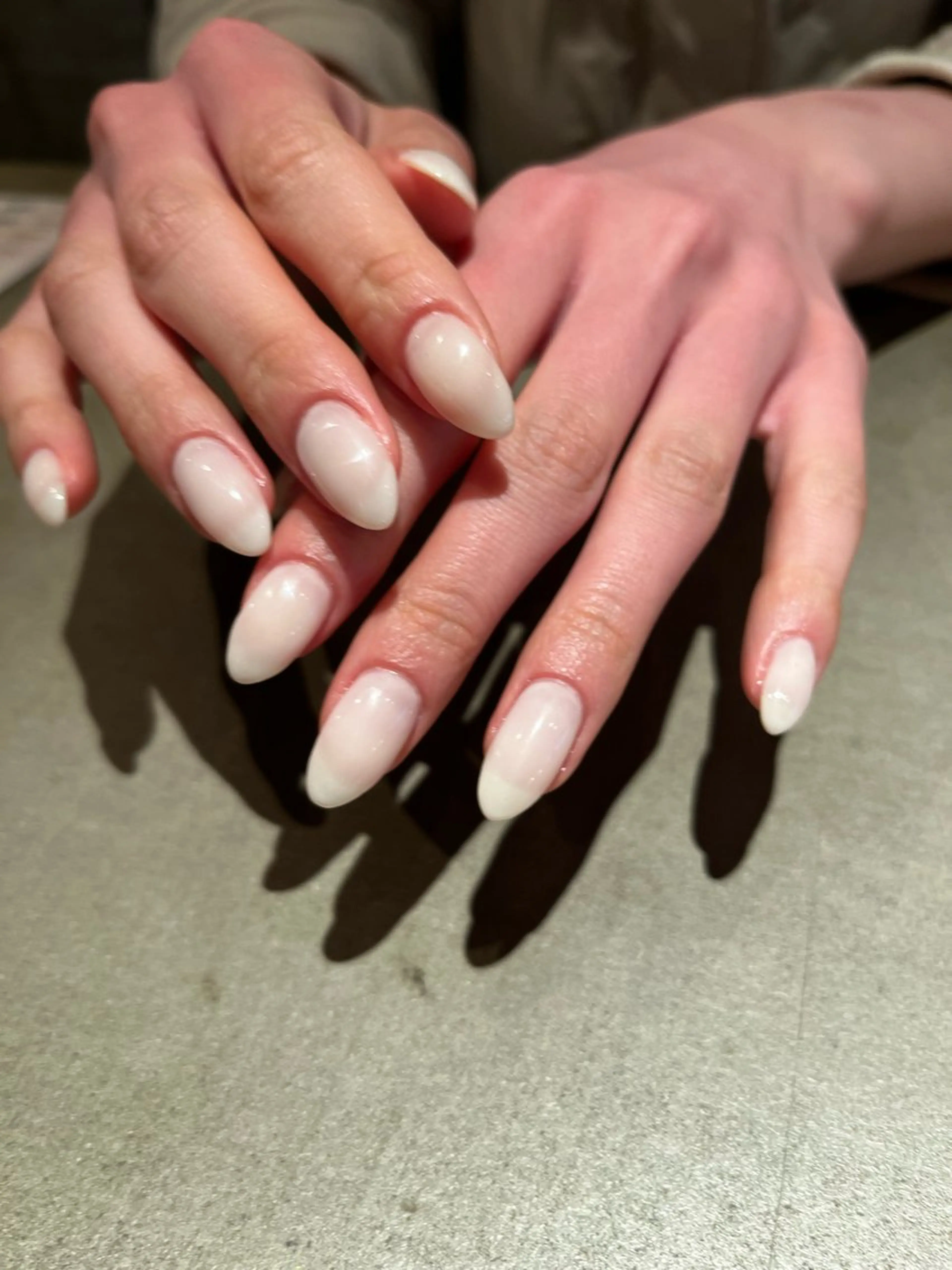 ハンドネイル　【オフ込み　ワンカラー　】カラーは２色までお選びいただけます✨の写真