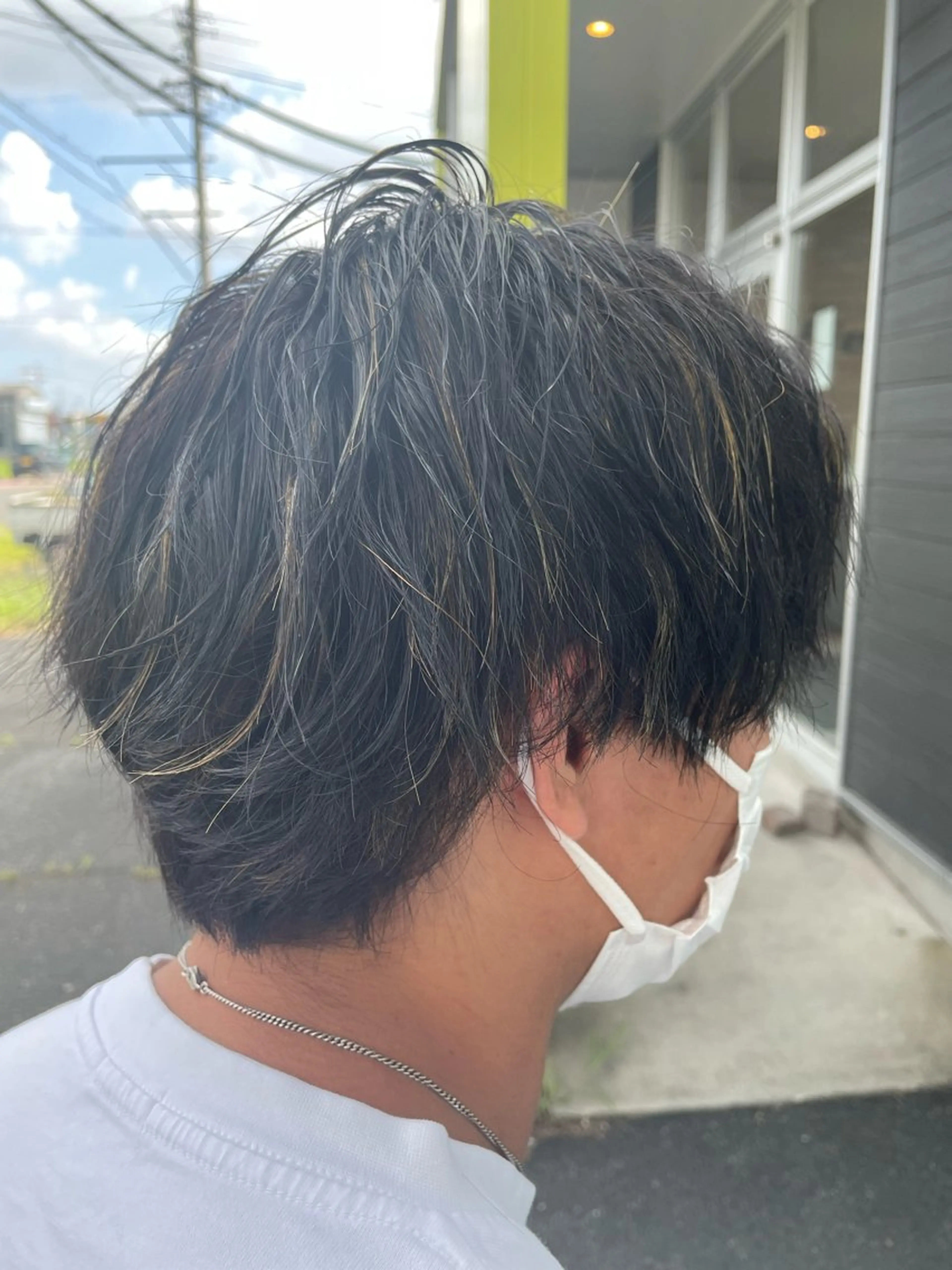 カラー メンズ メンズメッシュ メッシュ 中澤 壱太のヘアスタイル