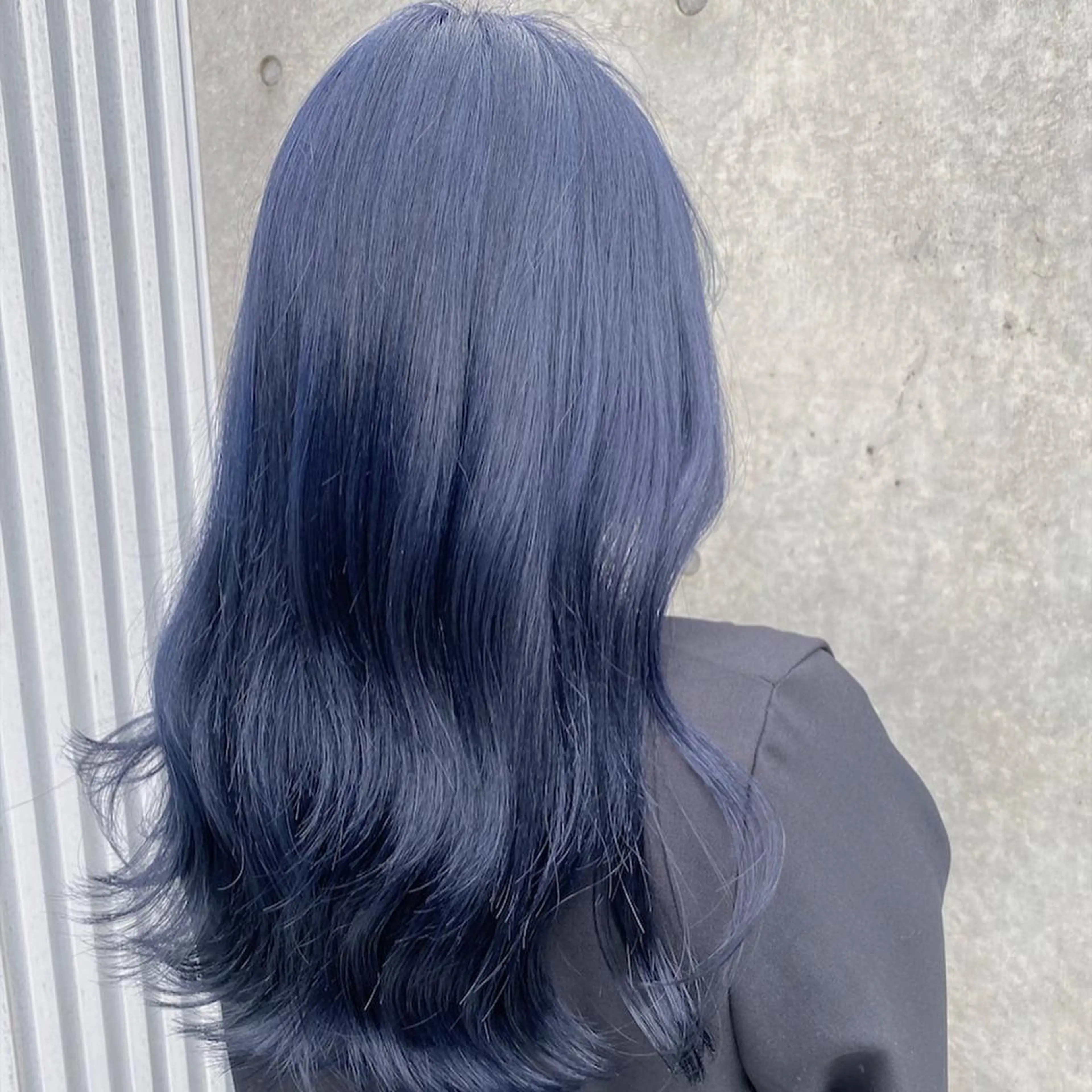 セミロング カラー ヘアアレンジ ヘアカラー トリートメント 韓国レイヤーカット/ 儚げカラーチナツのヘアスタイル