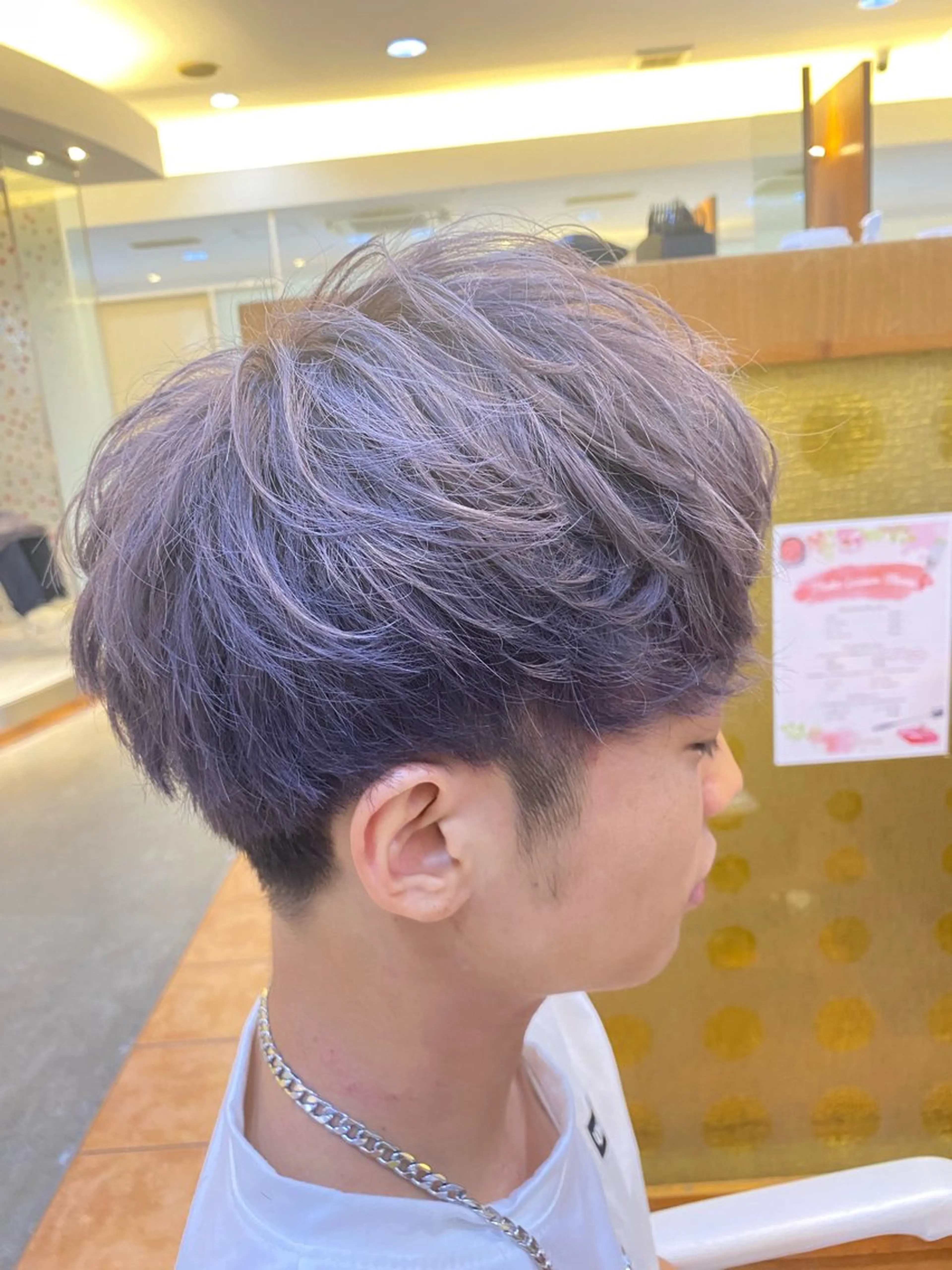 ショート カラー メンズ 🥀透明感カラー/ 髪質改善🥀ユイキのヘアスタイル