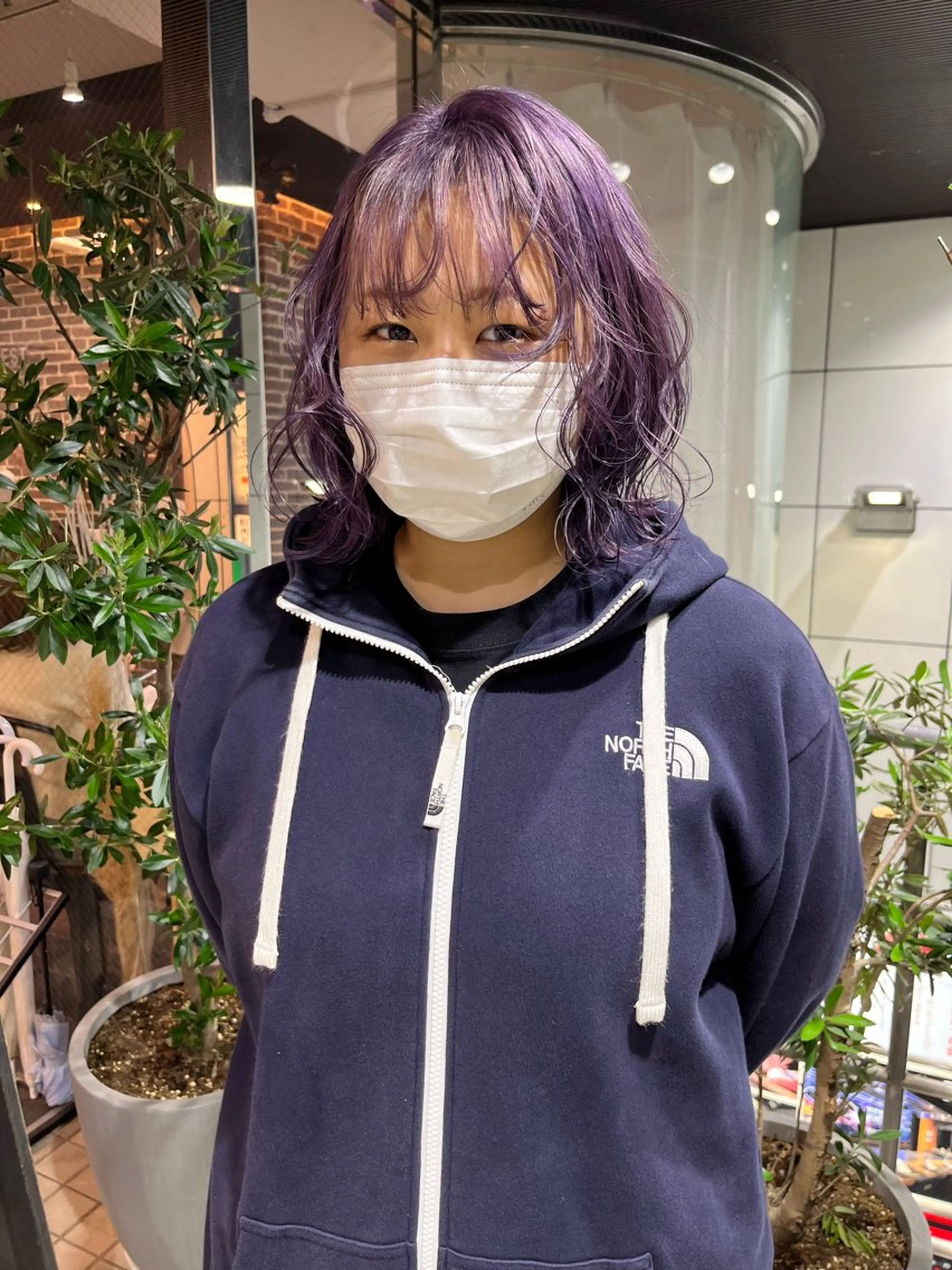 ミディアム カラー ブリーチ ケアブリーチ ダブルカラー イヤリングカラー イルミナカラー 💖デザインカラー/ タダ ハナカ💖のヘアスタイル