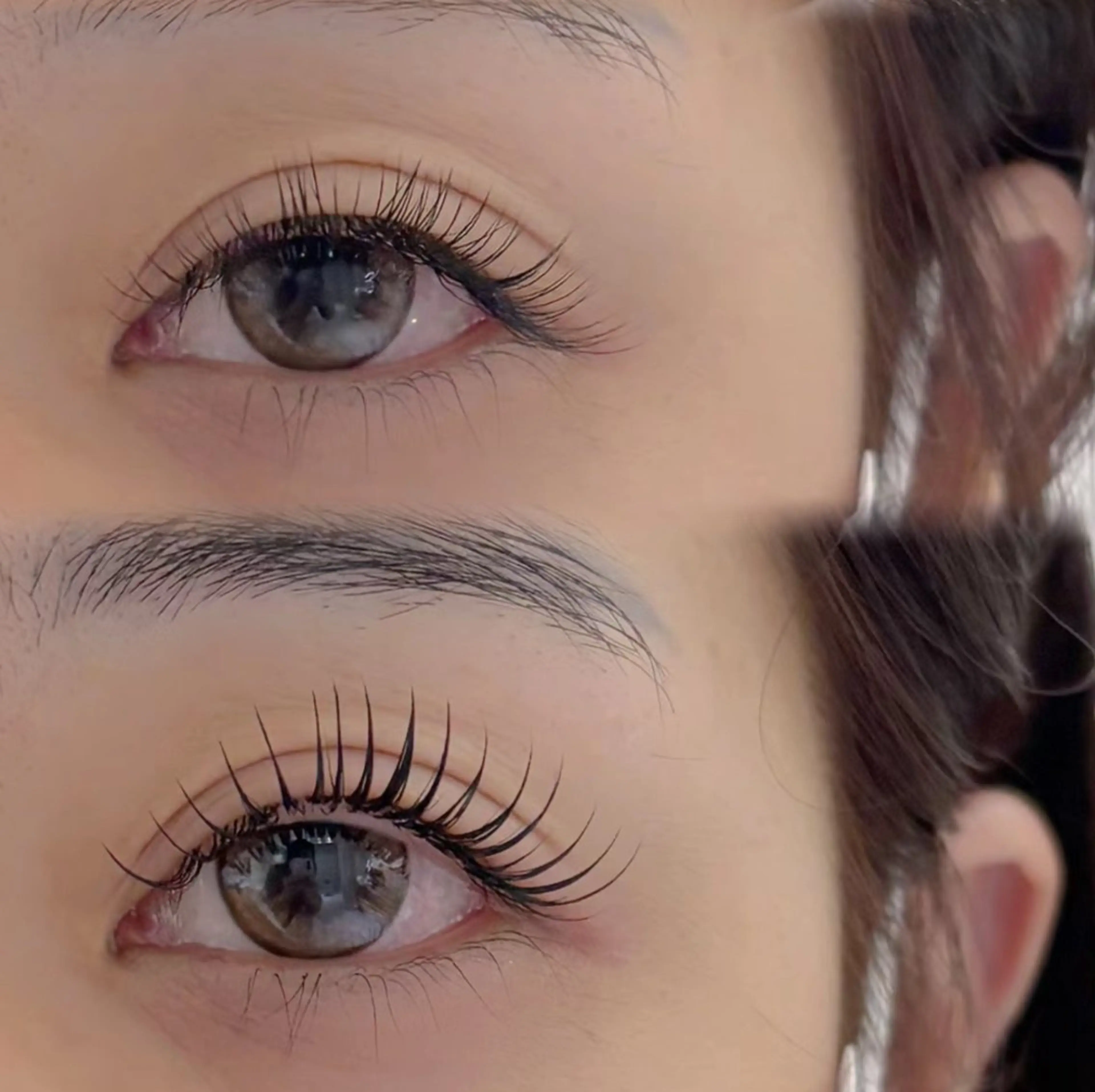 初回オフ🆓LED無料🧡フラットラッシュ120本➕アンドヘルシーの写真