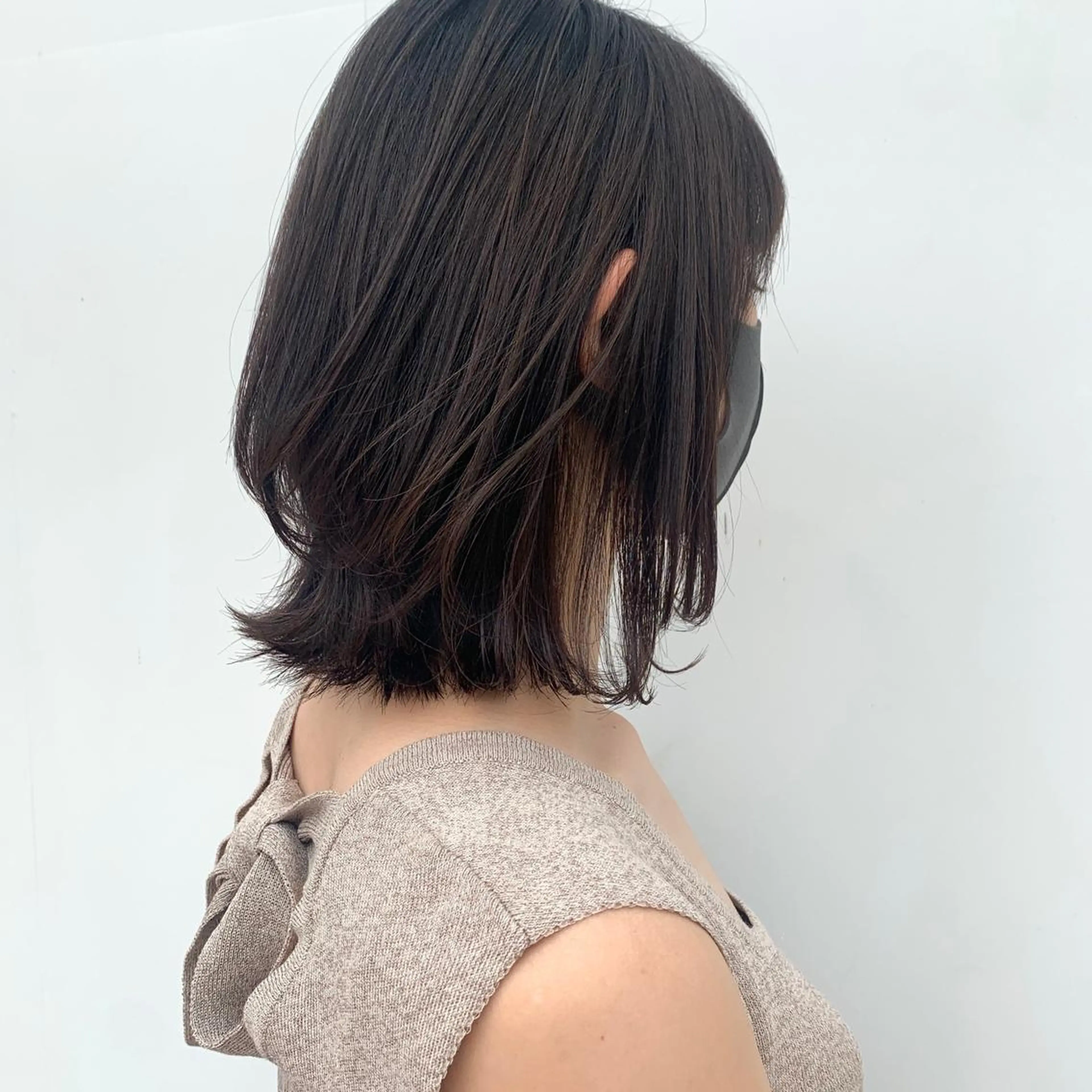 ミディアム カラー カット 𖧷 ⁺. 大人ヘア Yui 𓂃𓈒𓏸のヘアスタイル