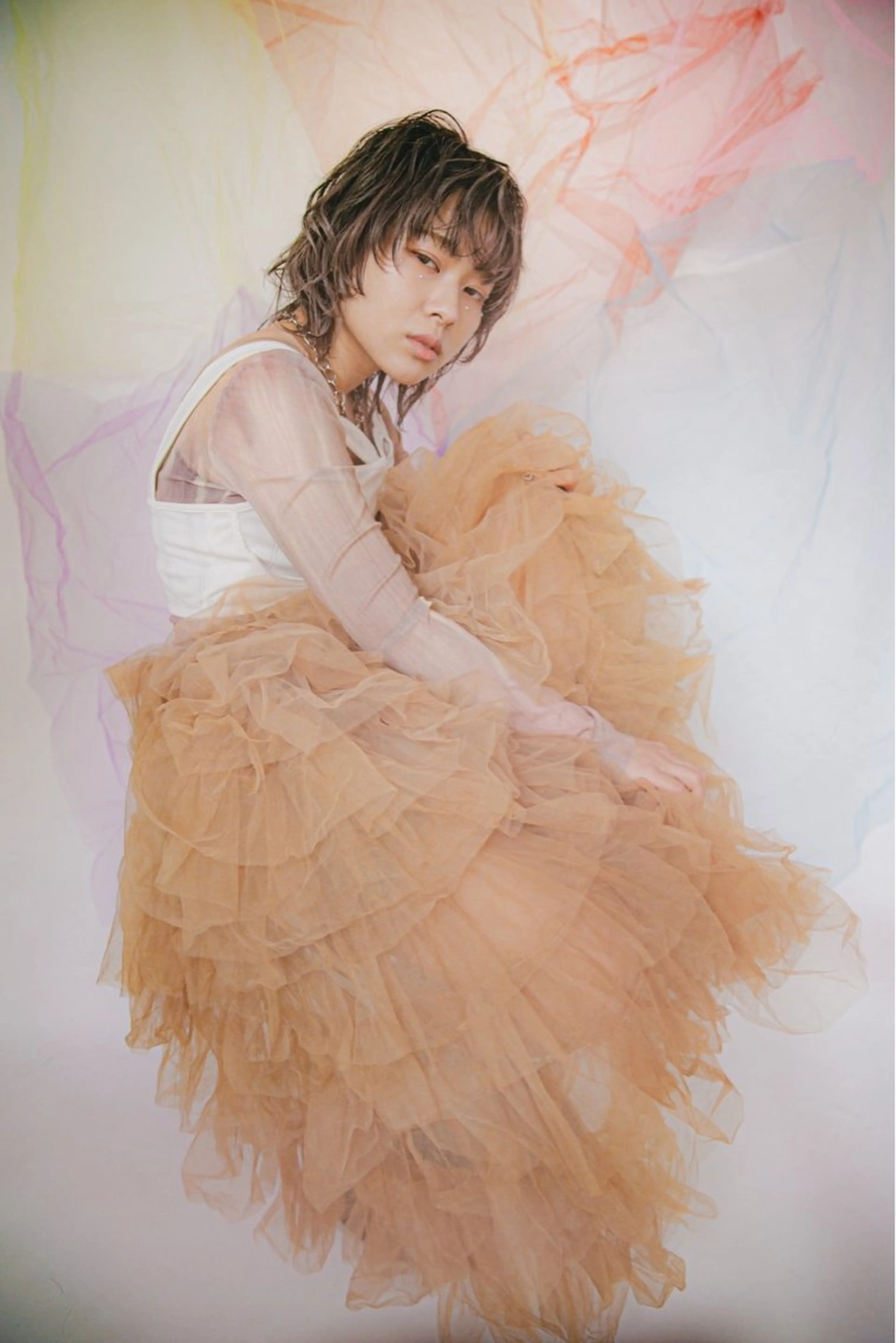 ミディアム Harukaレイヤー /ハッシュカット♡のヘアスタイル