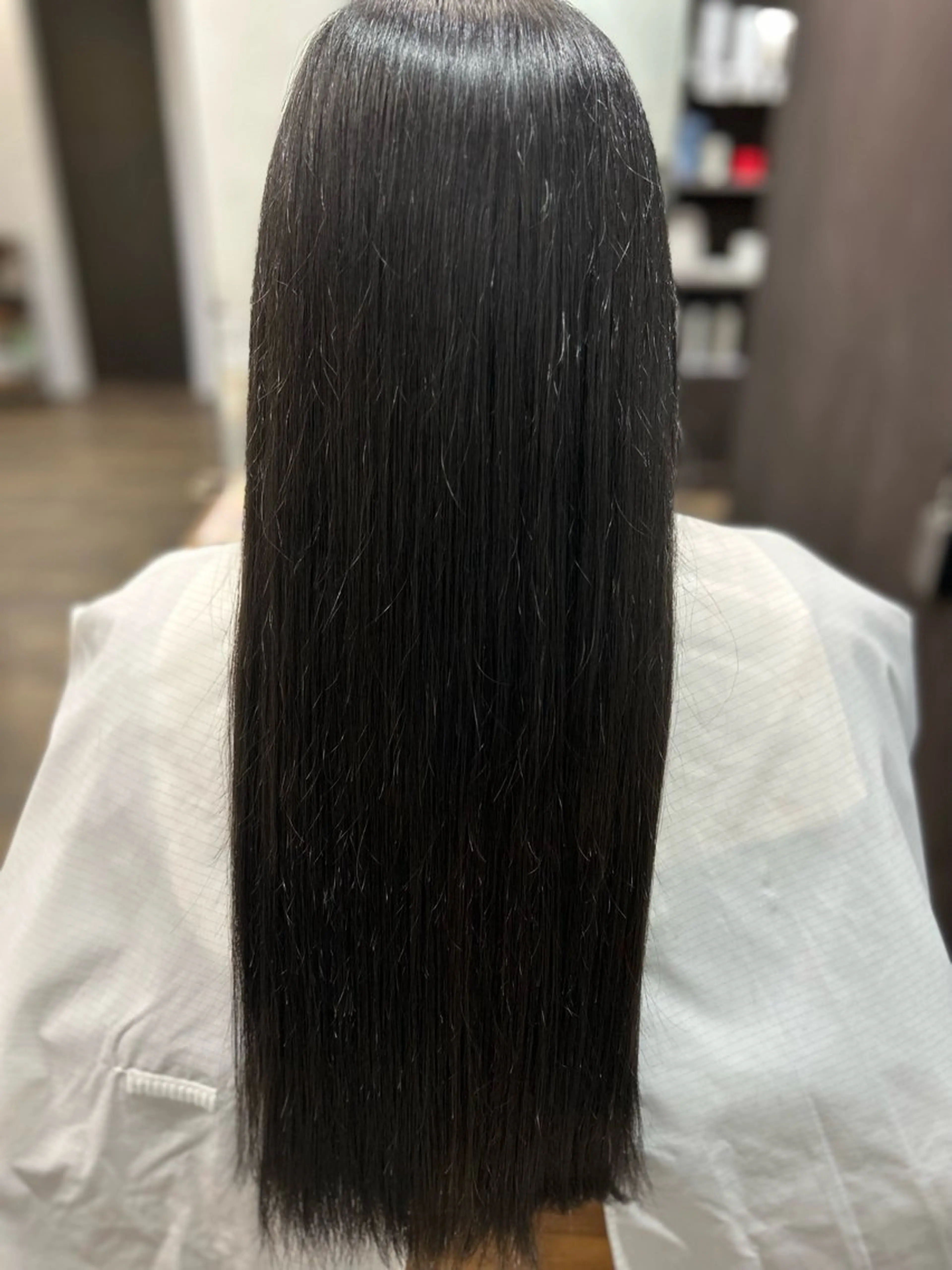 ロング カラー 黒髪 フルヤ タクミのヘアスタイル