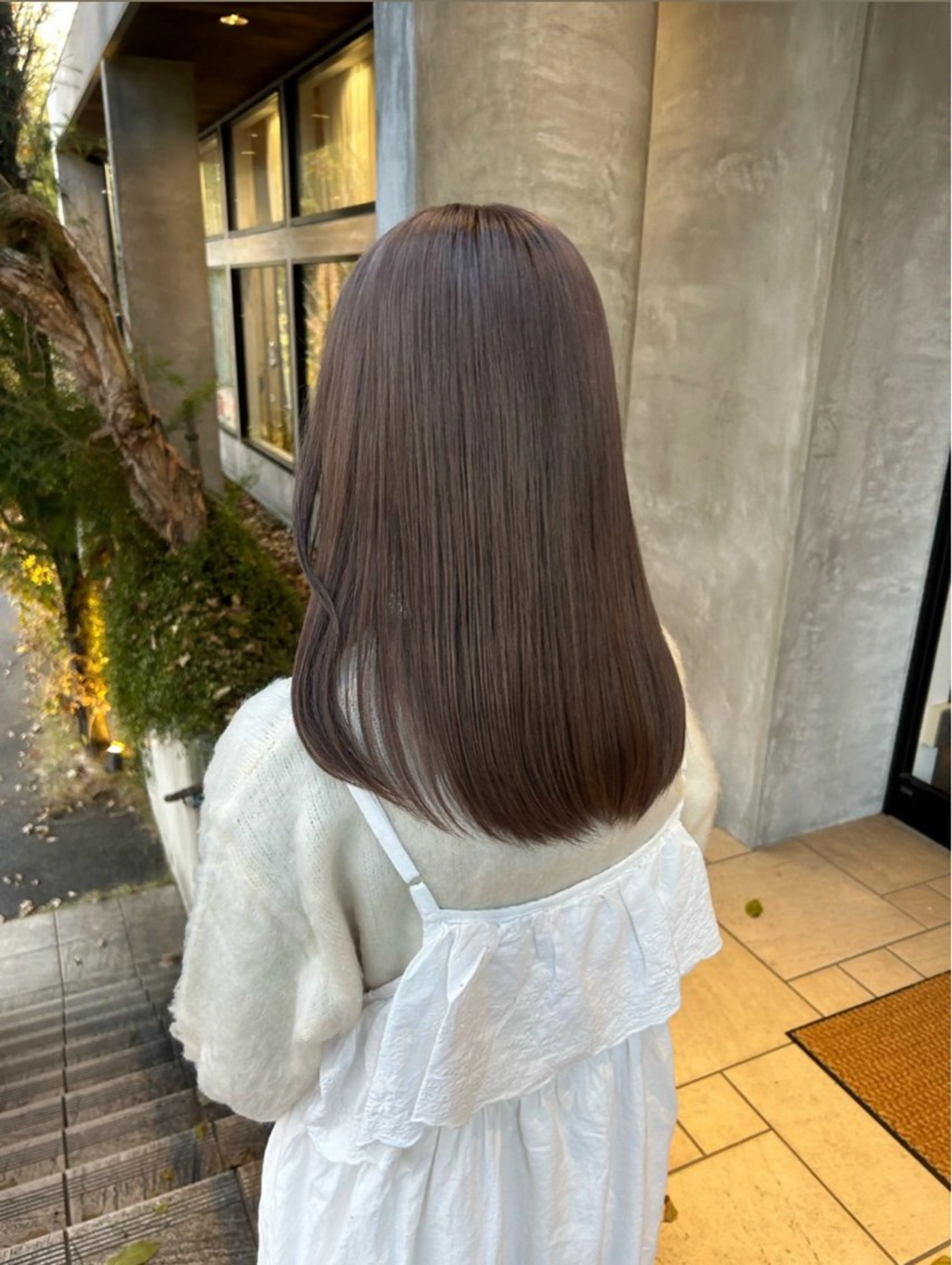 セミロング カラー ヘアカラー lapis / soraのヘアスタイル
