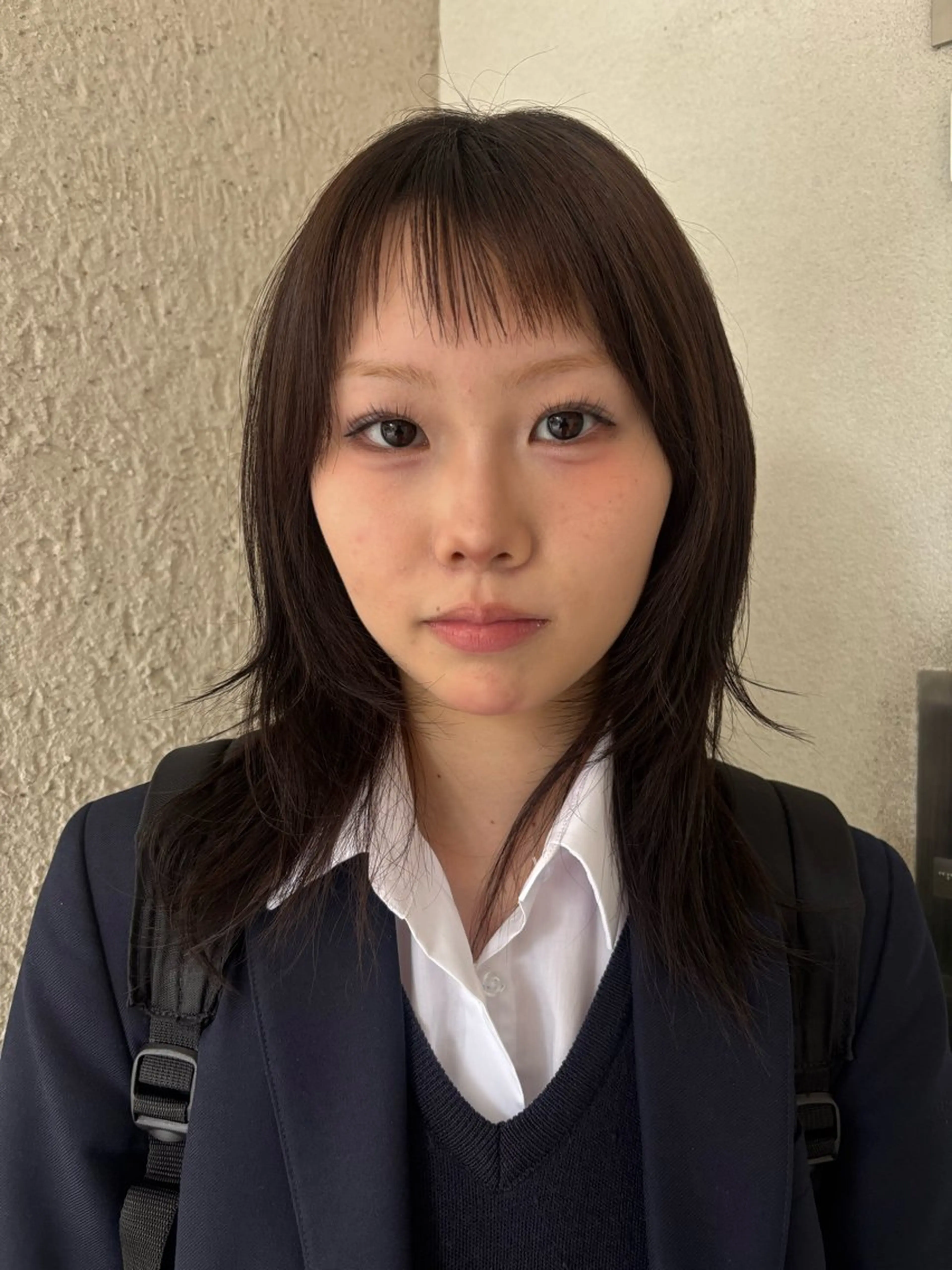 セミロング カット レイヤーボブ🎵 ブリーチ/りりのヘアスタイル