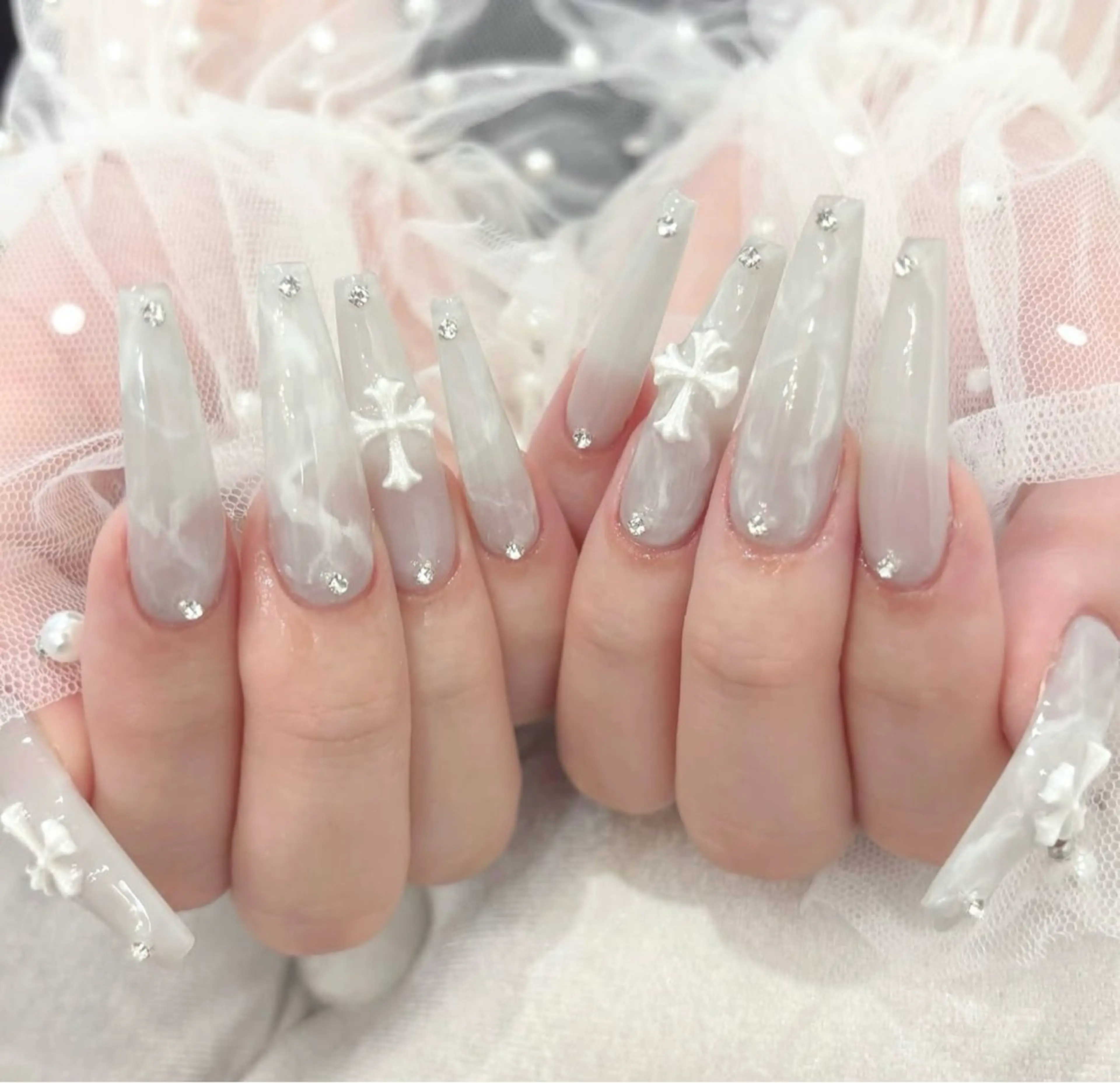 ネイル 長さ出し ワンカラーネイル ネイルチップ Mi nailsのネイルデザイン