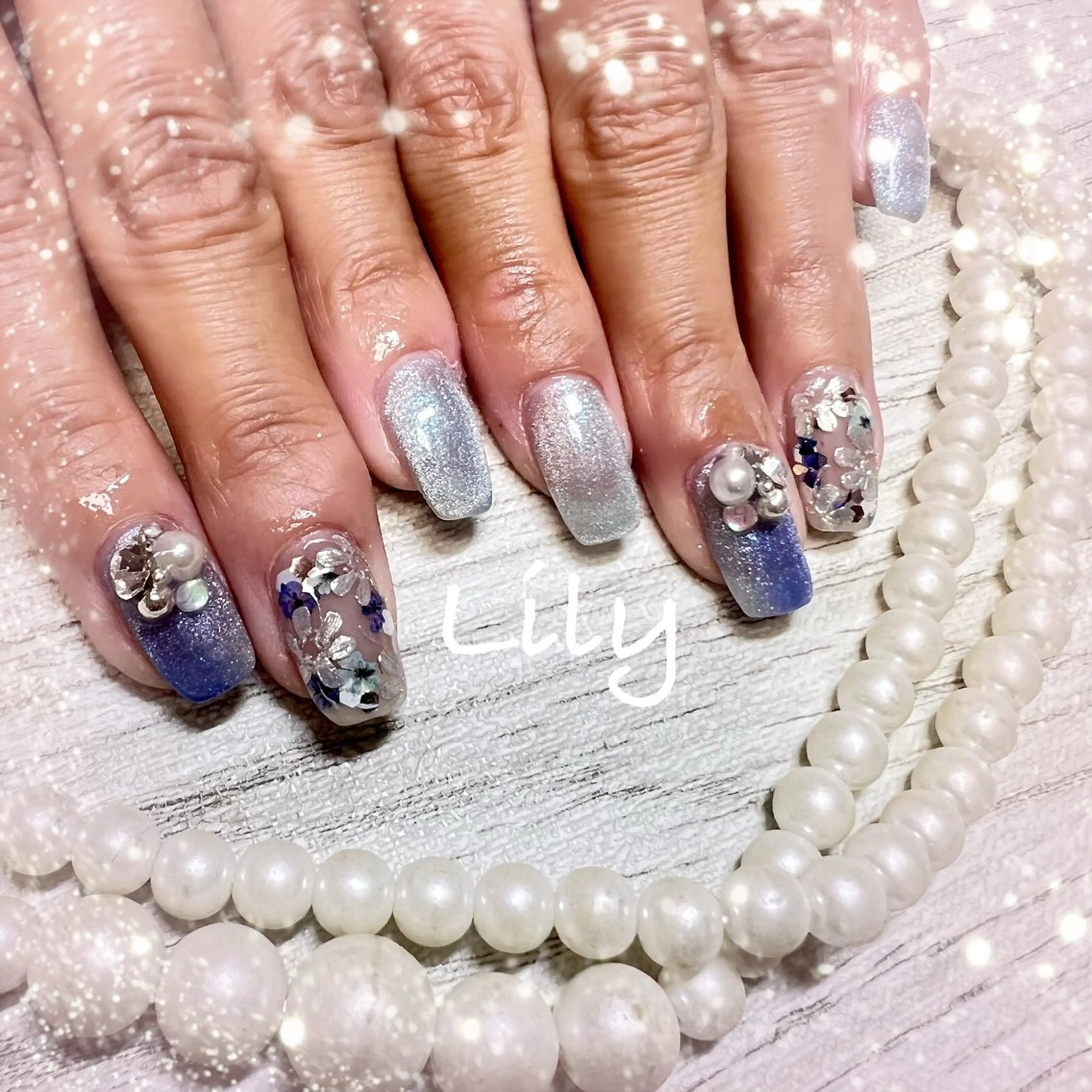 ネイル ハンドネイル Lily*nail 🌻Mii🌻のネイルデザイン