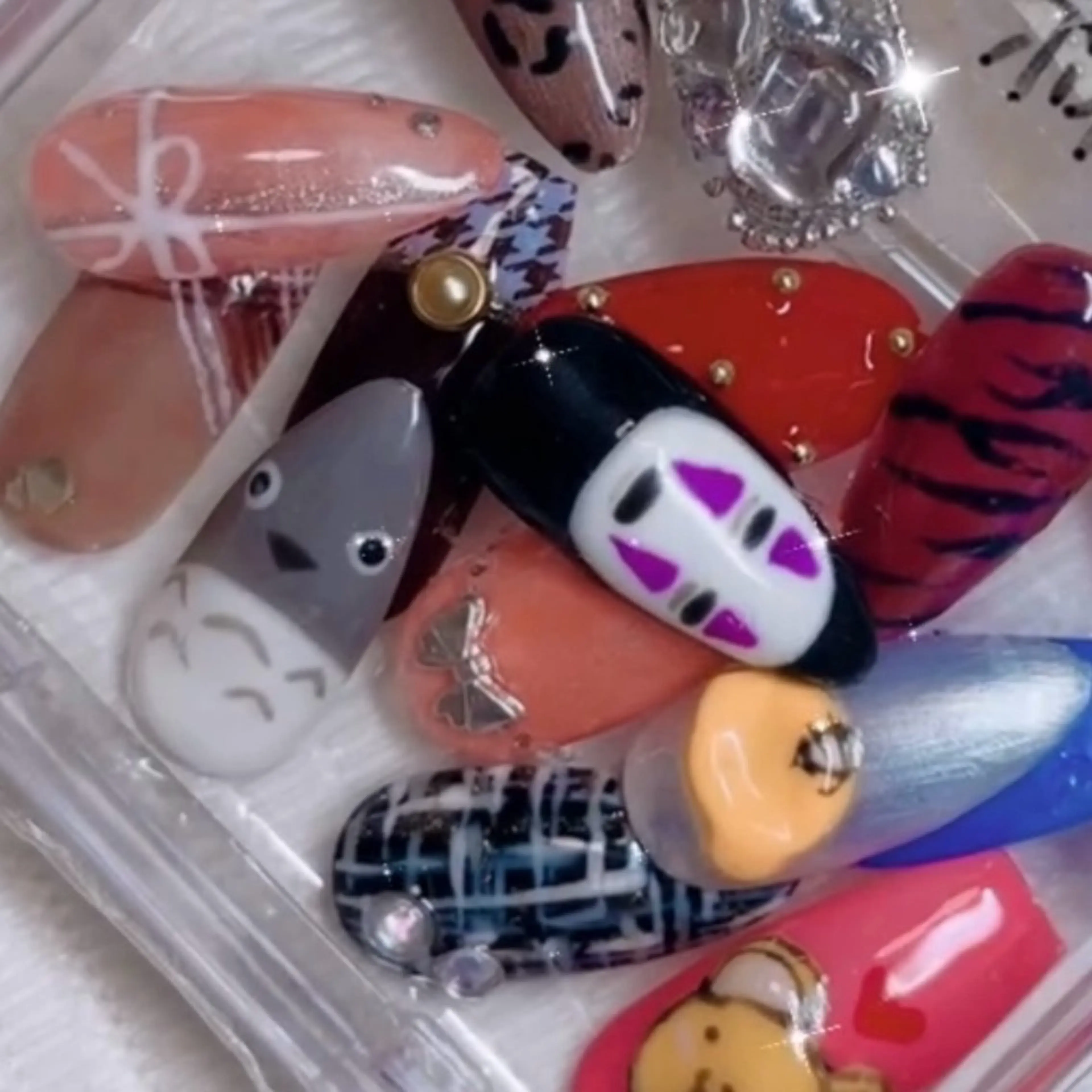 ネイル アニマル柄 アートネイル dodo nailのネイルデザイン