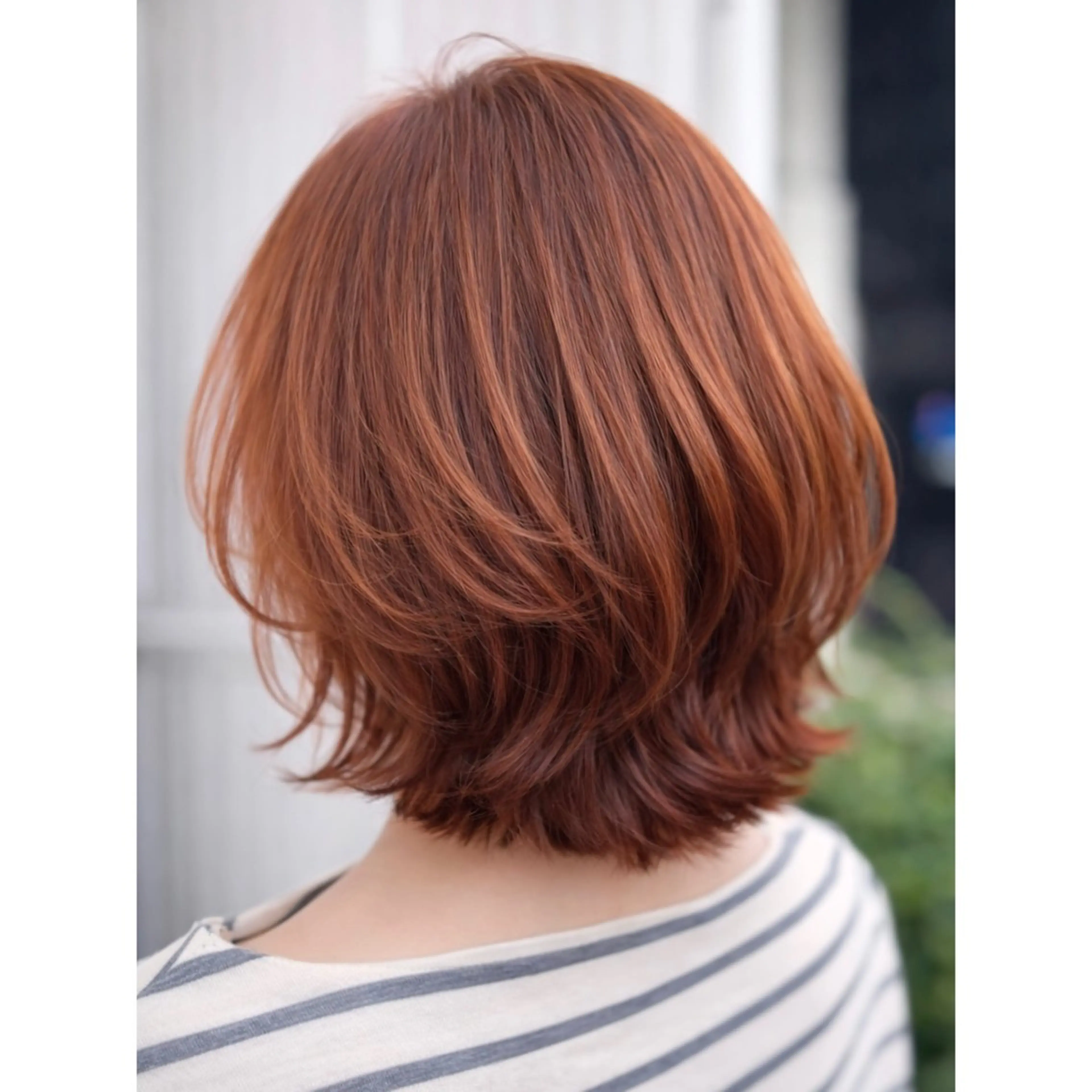 ミディアム カラー レイヤーカット カット ヘアカラー トリートメント 森光みやび / WILLOW京橋のヘアスタイル
